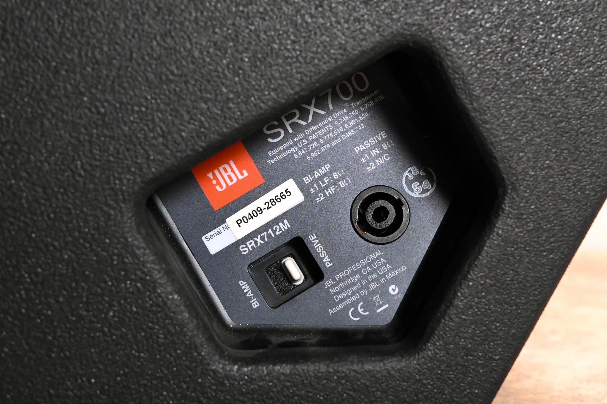 JBL SRX712M 12" High-Power Two-Way Passive Stage Monitor