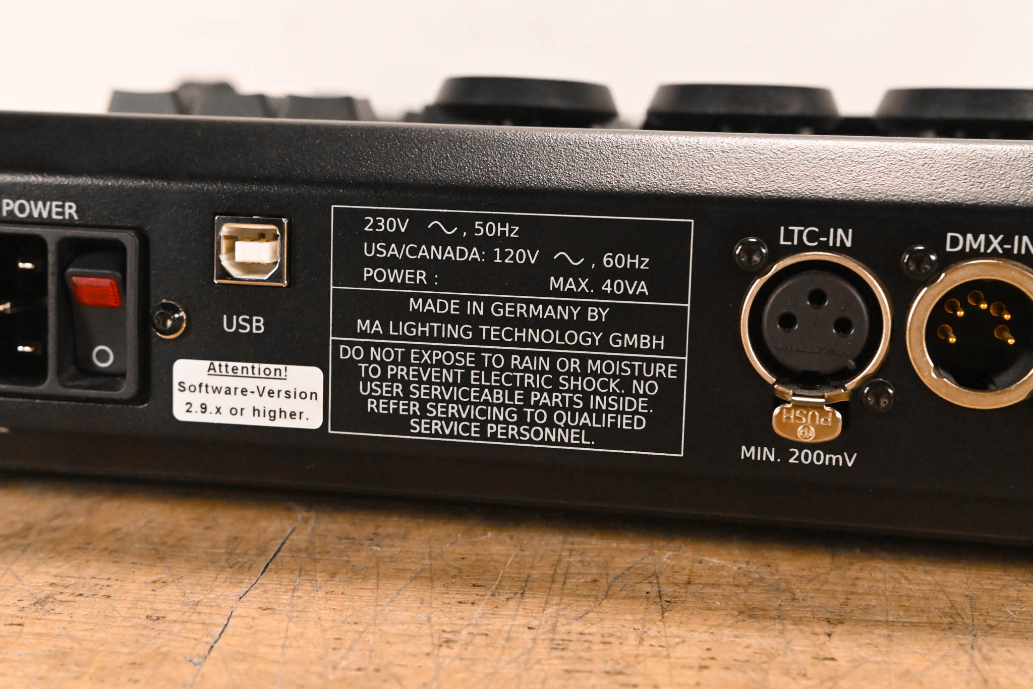 MA Lighting grandMA2 onPC command wing