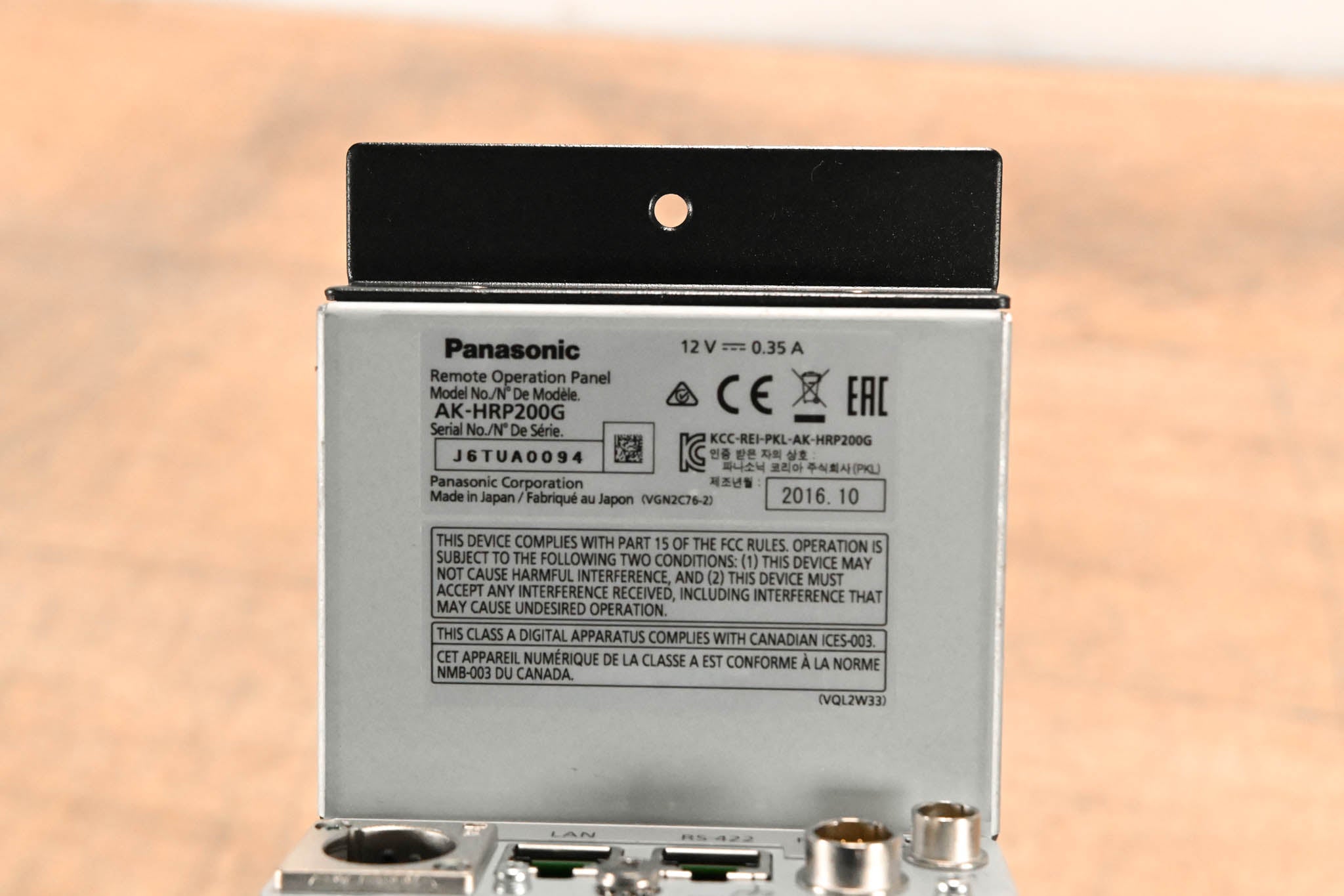 Panasonic AK-HRP200G Remote Operation Panel