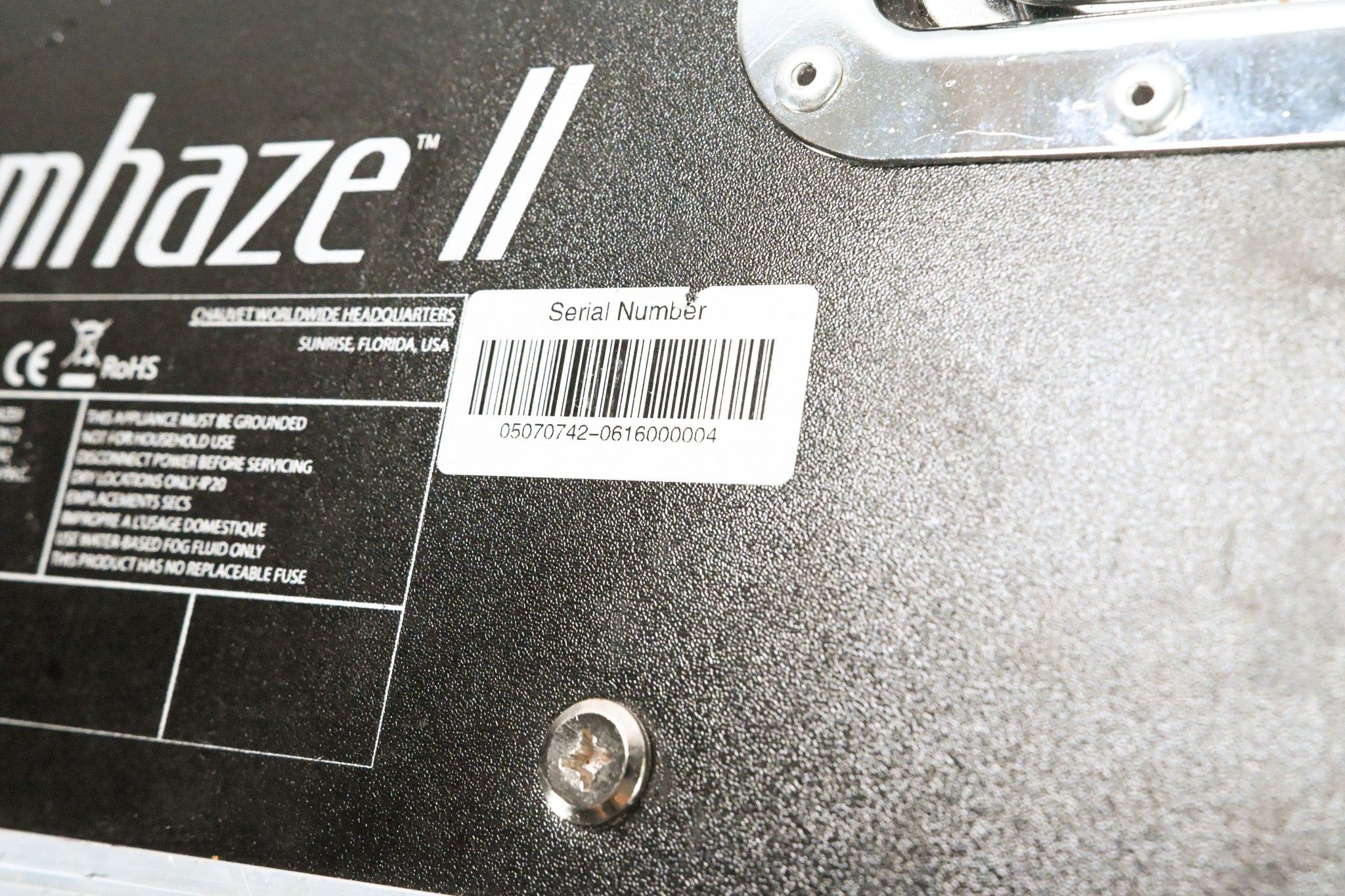 Chauvet Amhaze II Water-Based Haze Machine