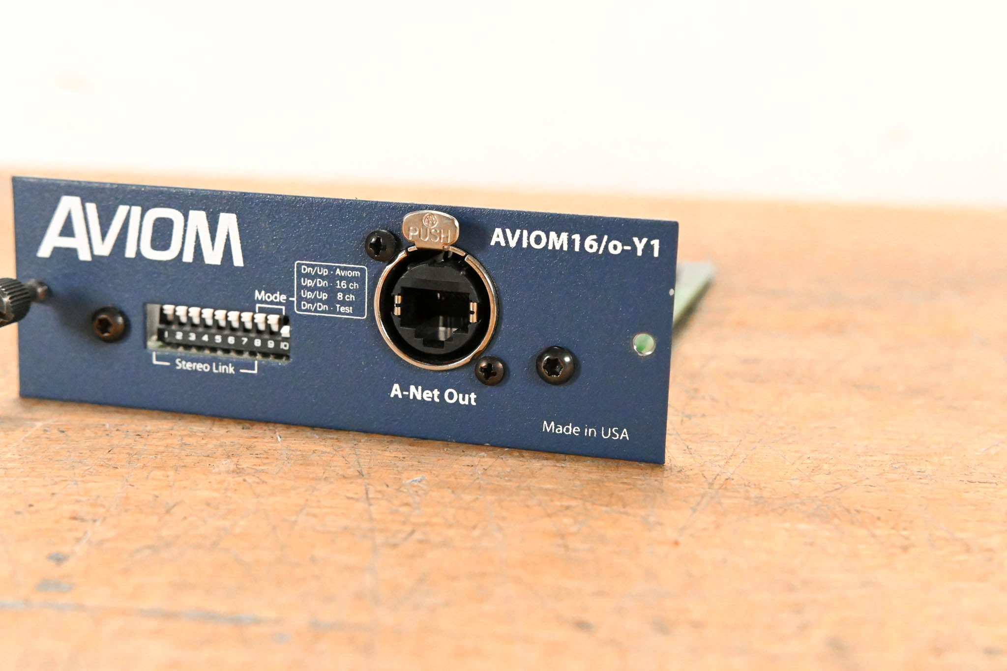 Aviom 16/o-Y1 A-Net Card for Yamaha Digital Products