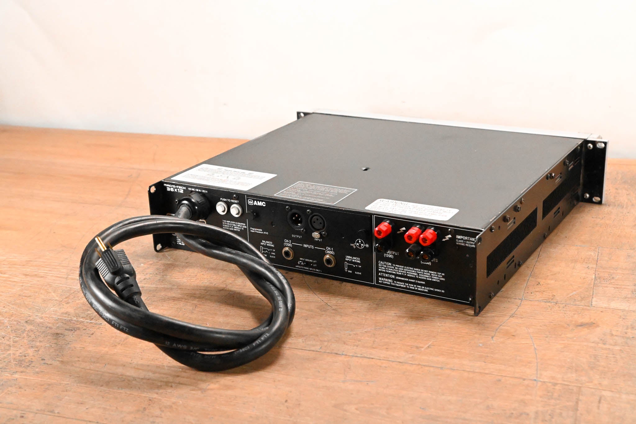Crown Macro-Tech 36x12 2-Channel Power Amplifier
