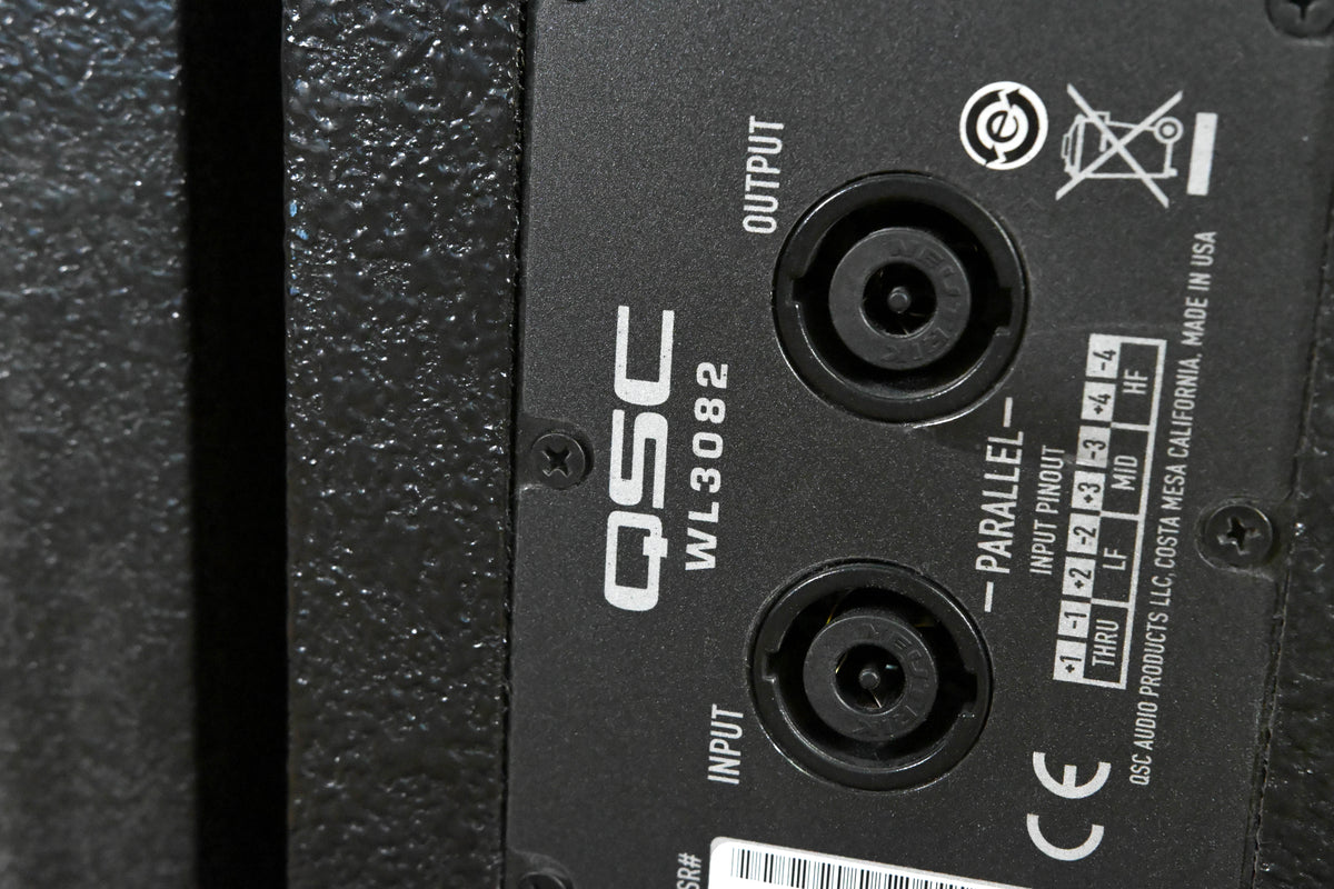 QSC WL3082 WideLine-8 3-Way Line Array Loudspeaker (PAIR)