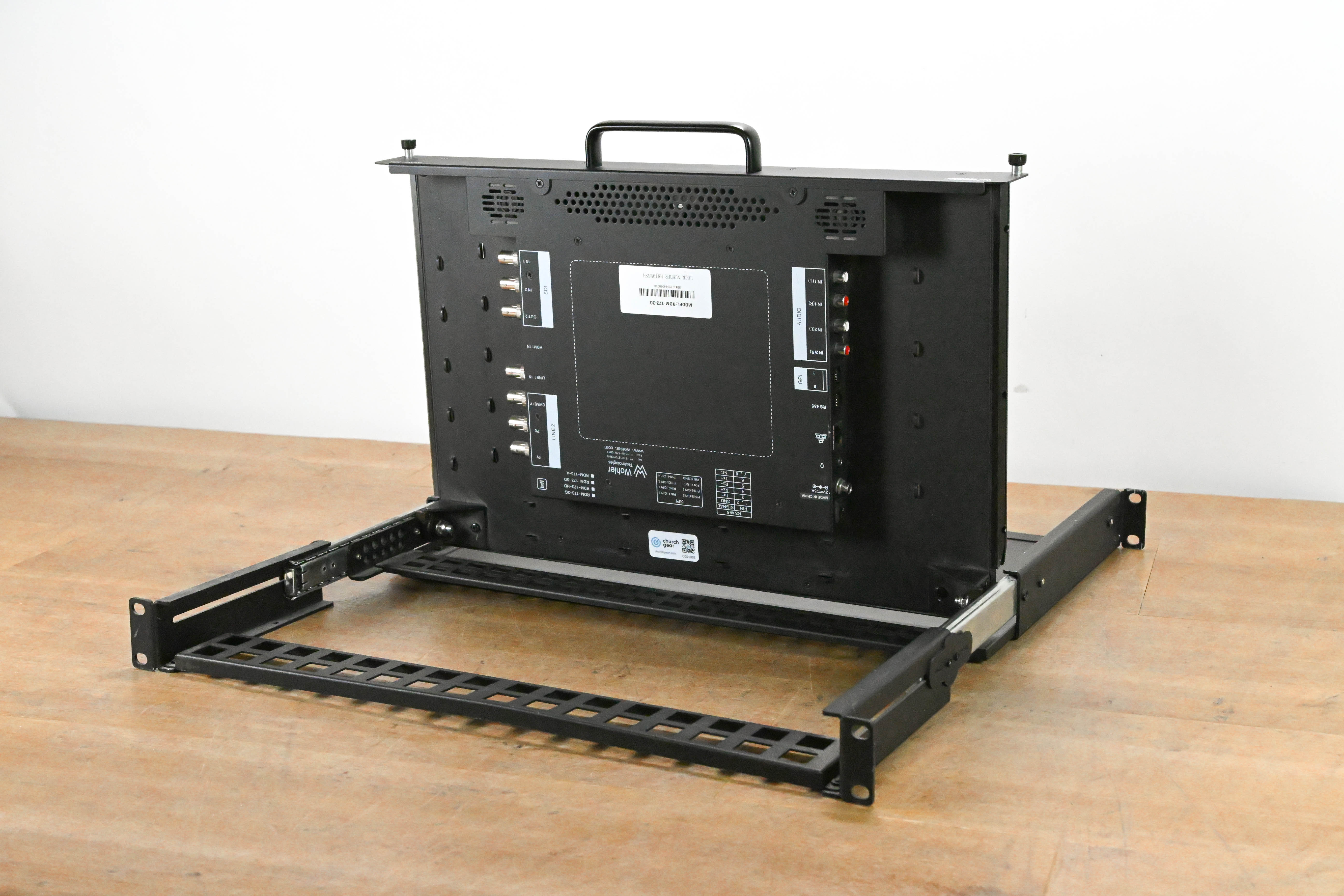 Wohler Technologies RDM-173-3G 17" Flip-Up HD Video Monitor (NO PSU)
