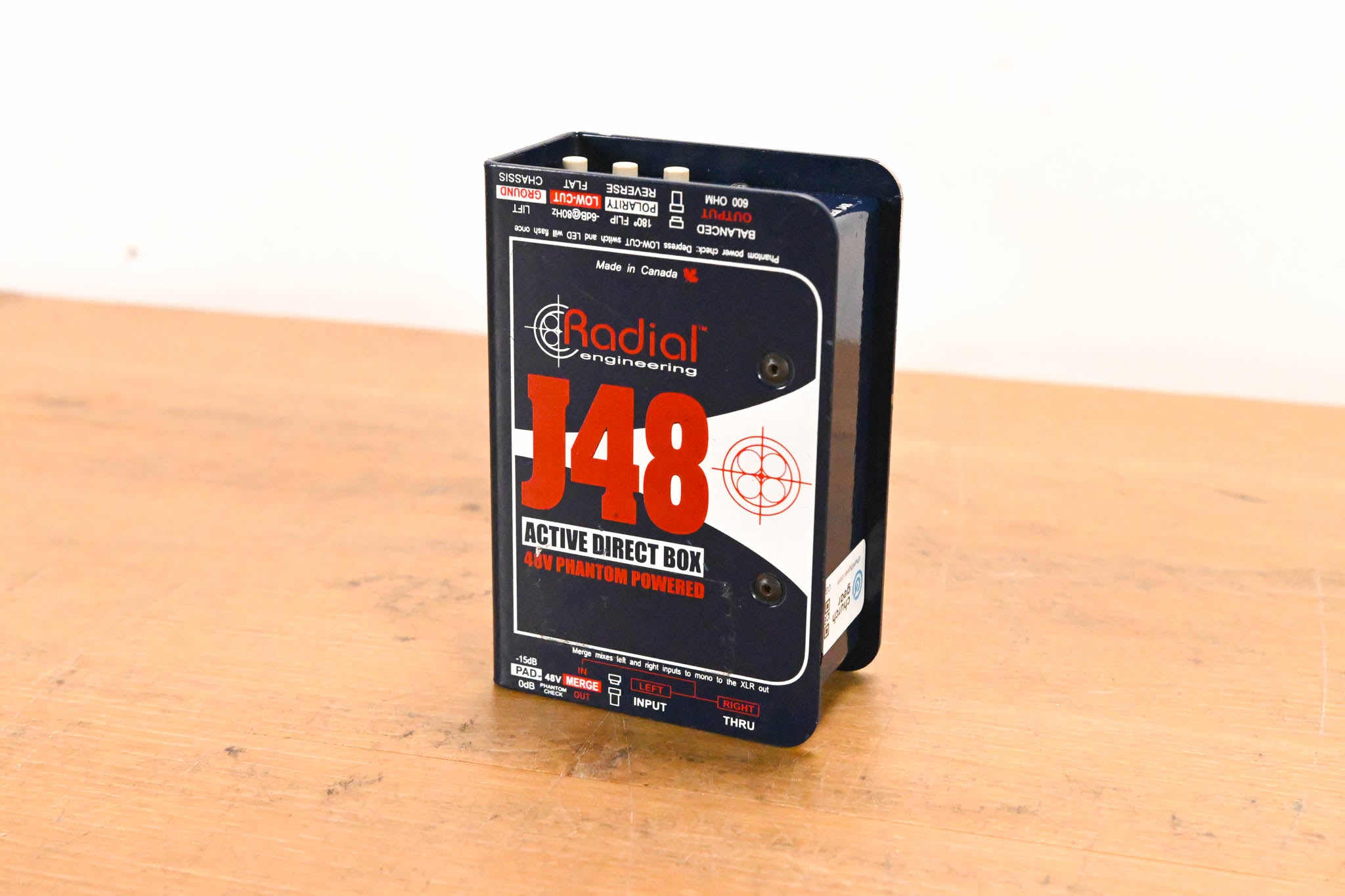 Radial Engineering J48 1-Channel 48V Active Direct Box