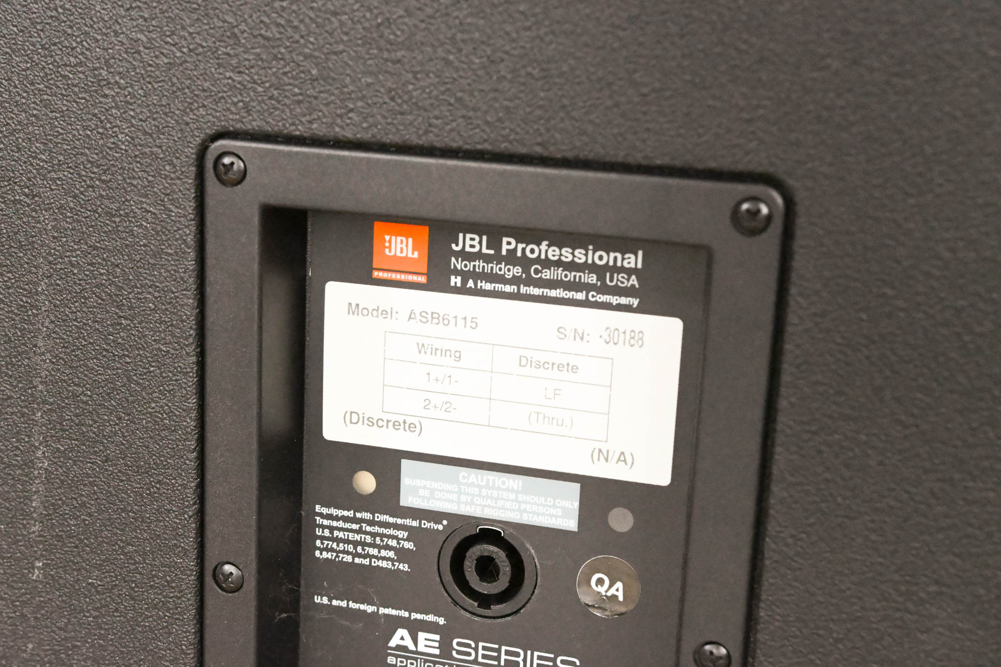 JBL ASB6115 Compact 15" High-Power Subwoofer