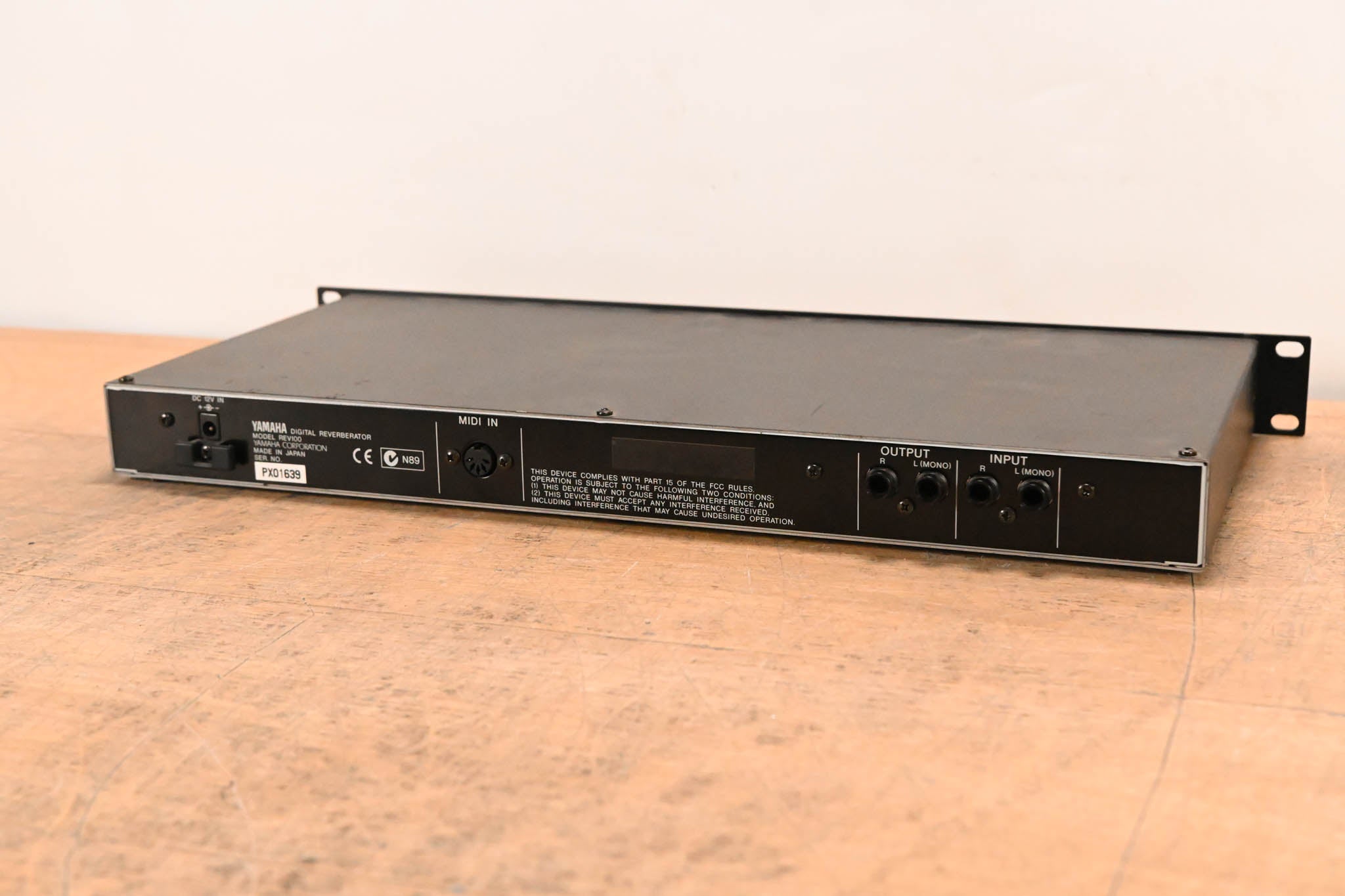 Yamaha REV100 Digital Reverberator (NO POWER SUPPLY)