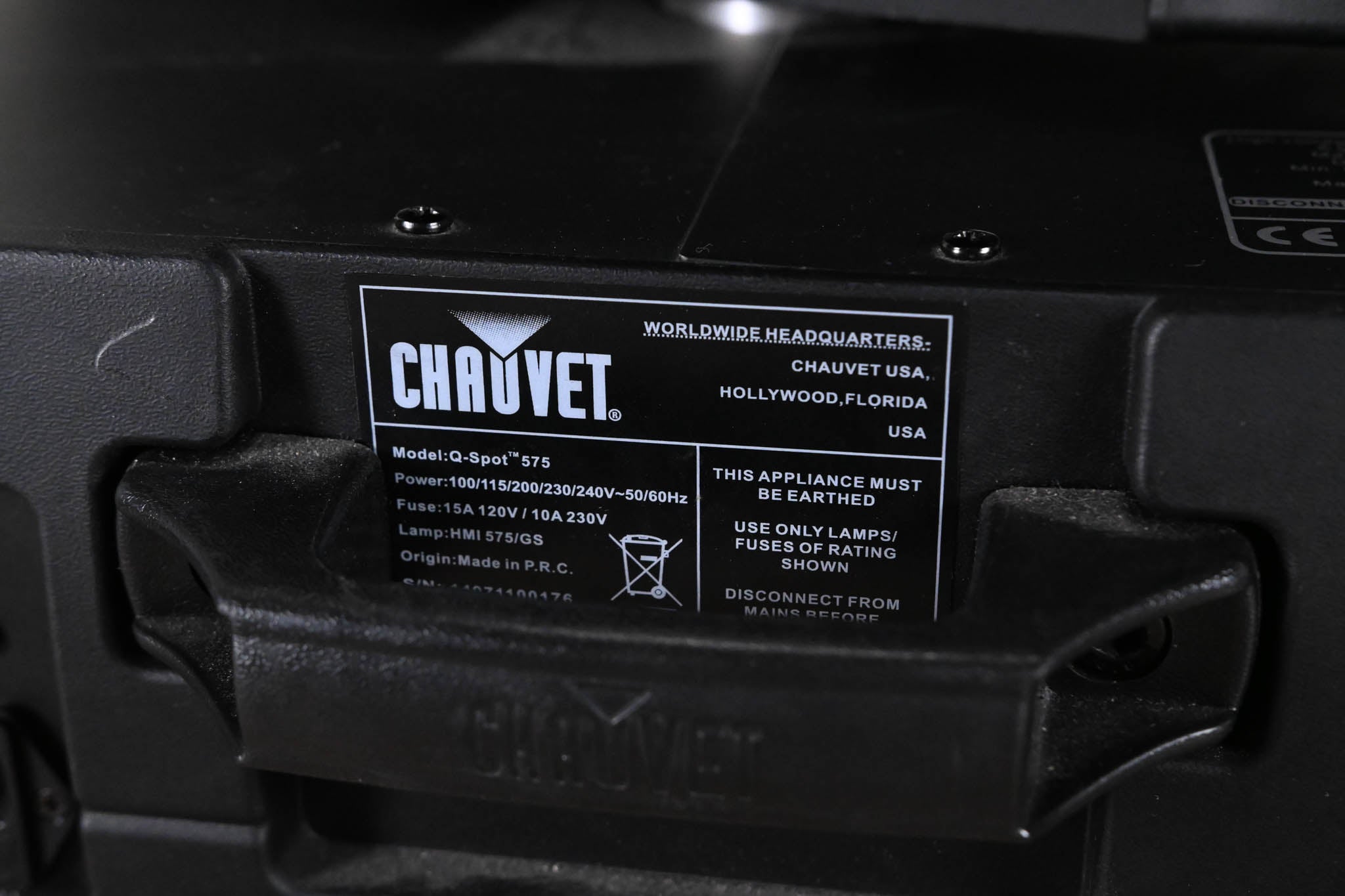 Chauvet Q-Spot 575 DMX Moving Yoke Lighting Fixture