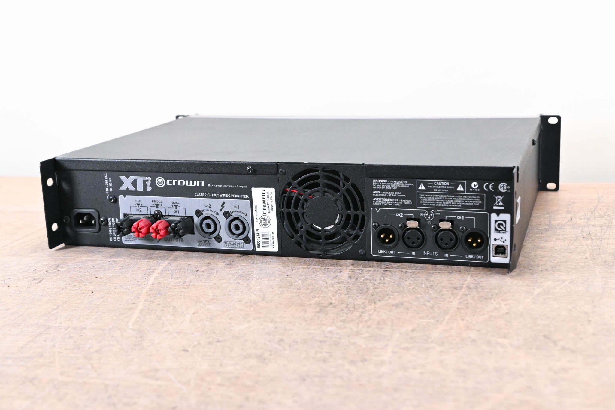 Crown XTi 1000 Stereo Power Amplifier with DSP