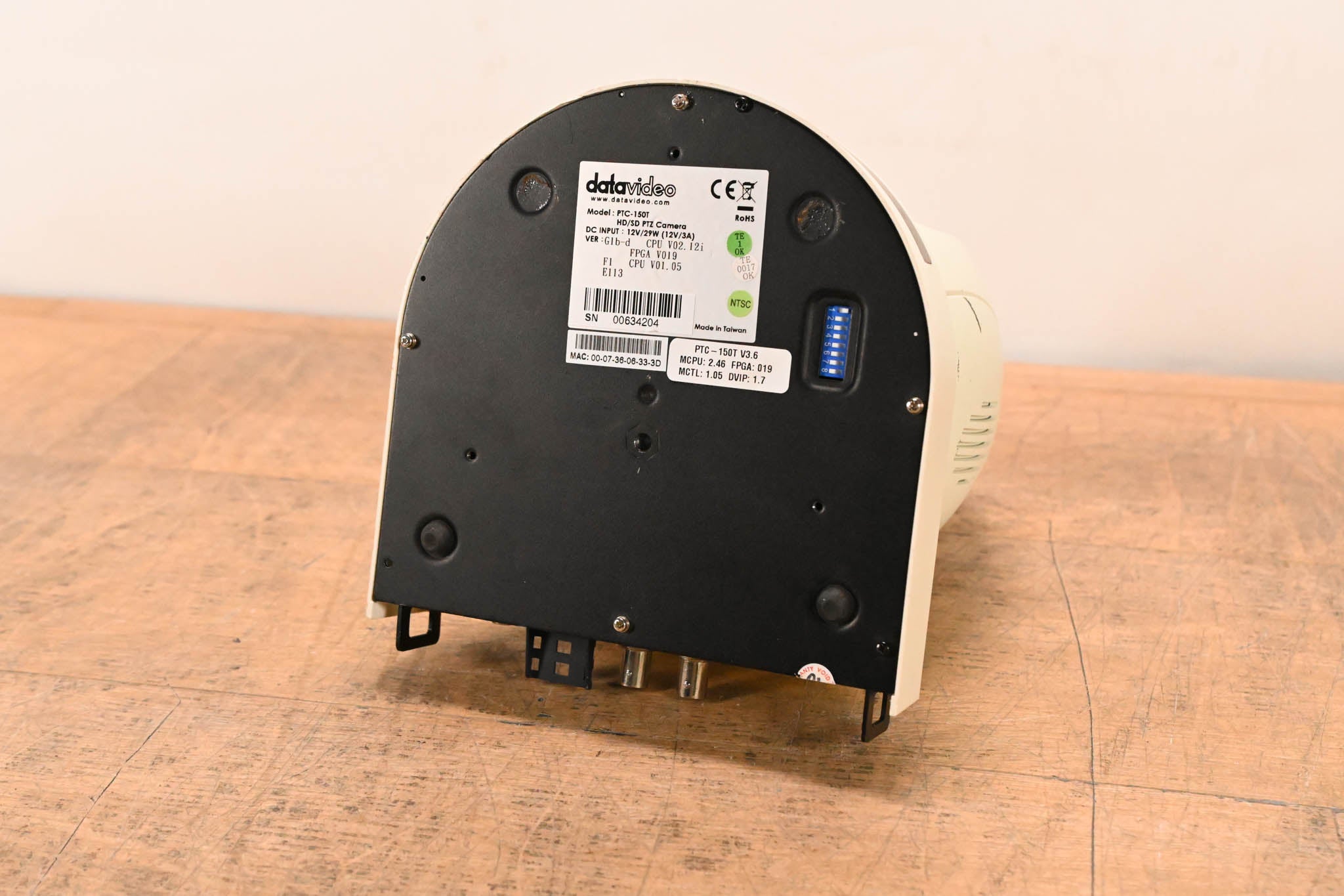 Datavideo PTC-150T HD/SD PTZ Video Camera with HDBaseT (NO POWER SUPPLY)