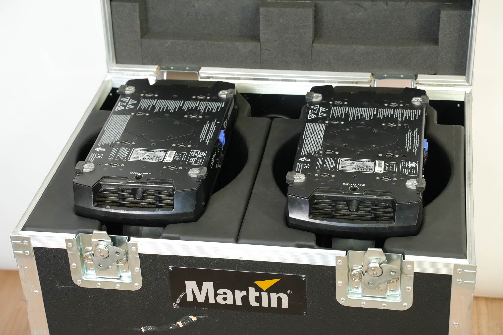 Martin Mac Quantum Profile FC 475W LED Moving Light Pair w/ Flight Case