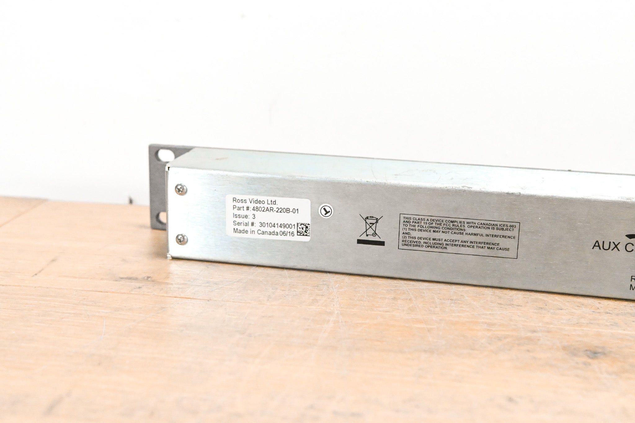 Ross 4802AR-220B 47-Button Auxiliary Control Panel (NO POWER SUPPLY)