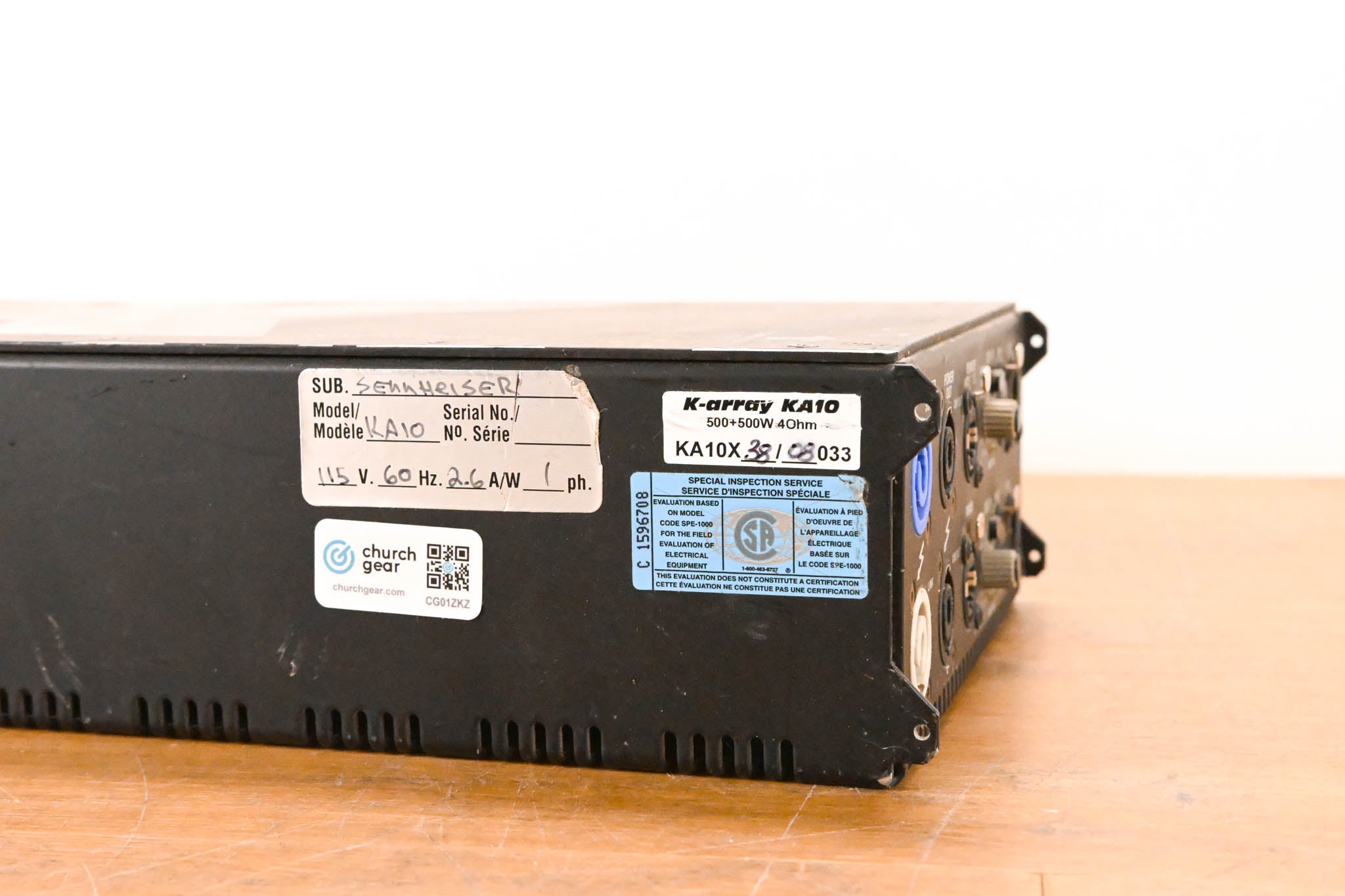 K-Array KA10 Class D Digital Audio Power Amplifier with Onboard DSP