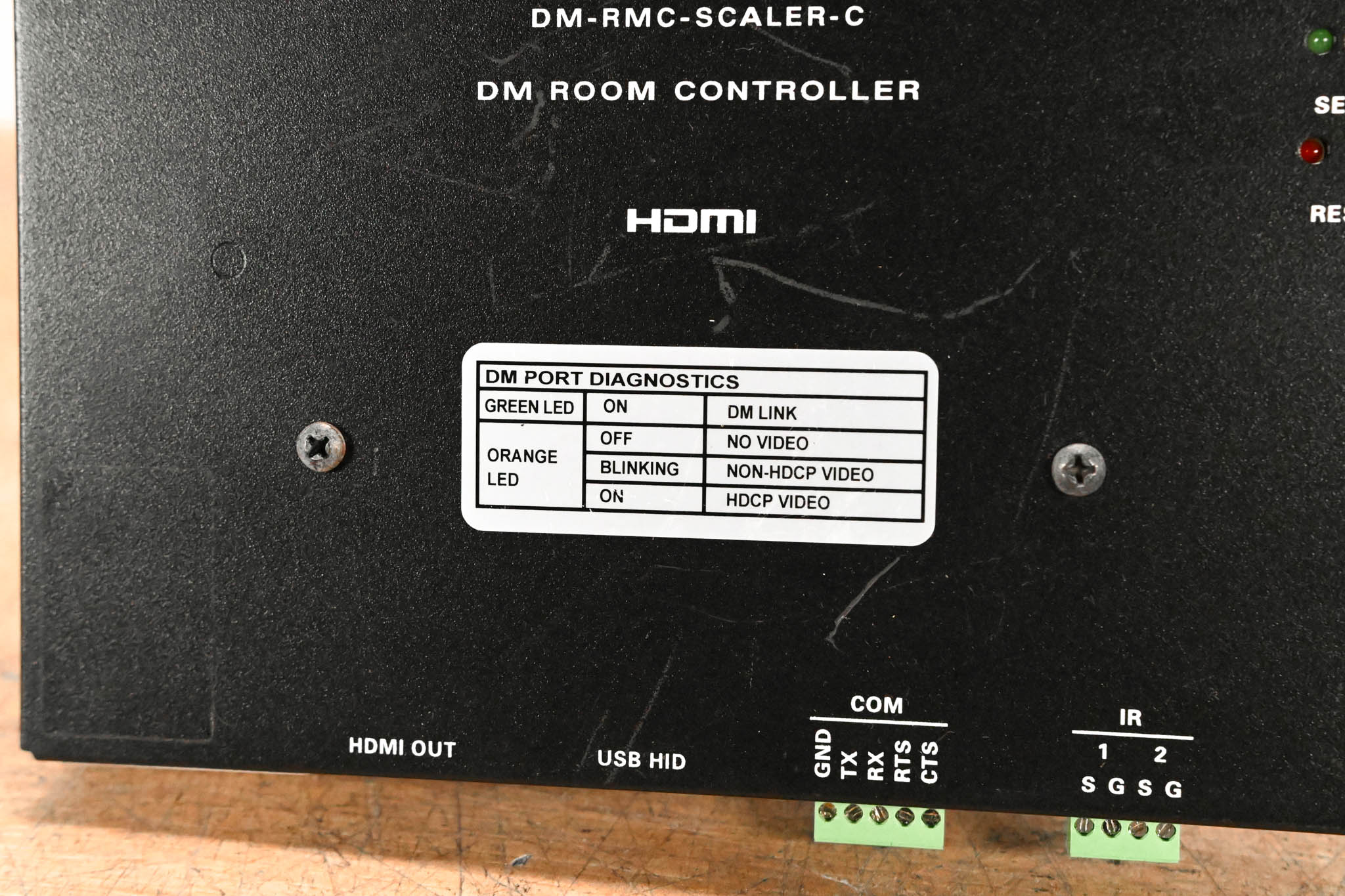 Crestron DM-RMC-SCALER-C Receiver & Room Controller (NO POWER SUPPLY)