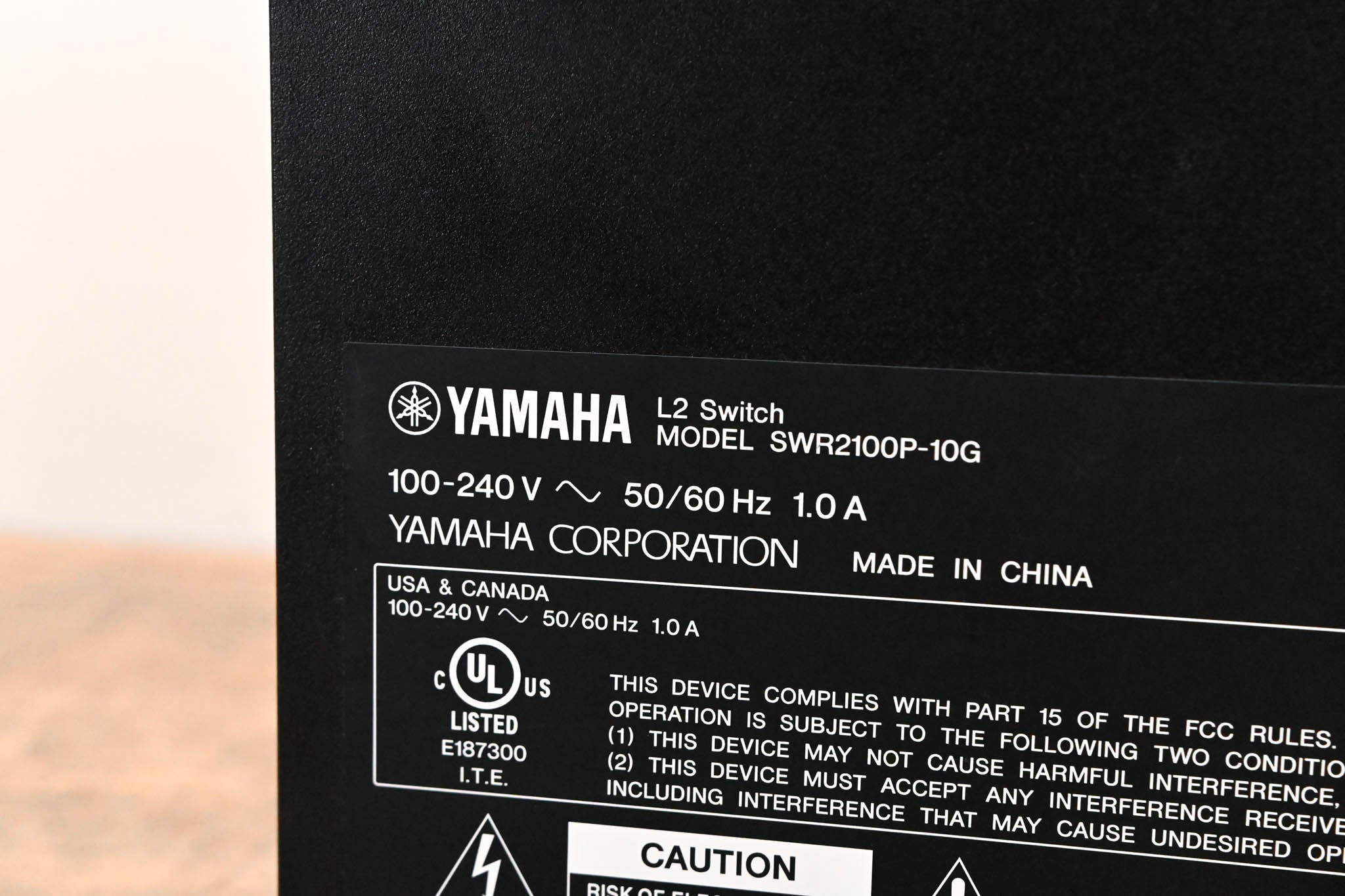 Yamaha SWR2100P-10G 10-port L2 Network Switch with PoE