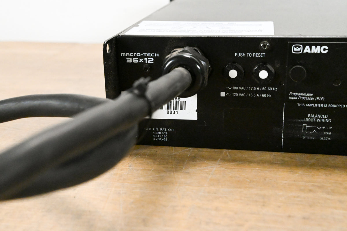 Crown Macro-Tech 36x12 2-Channel Power Amplifier