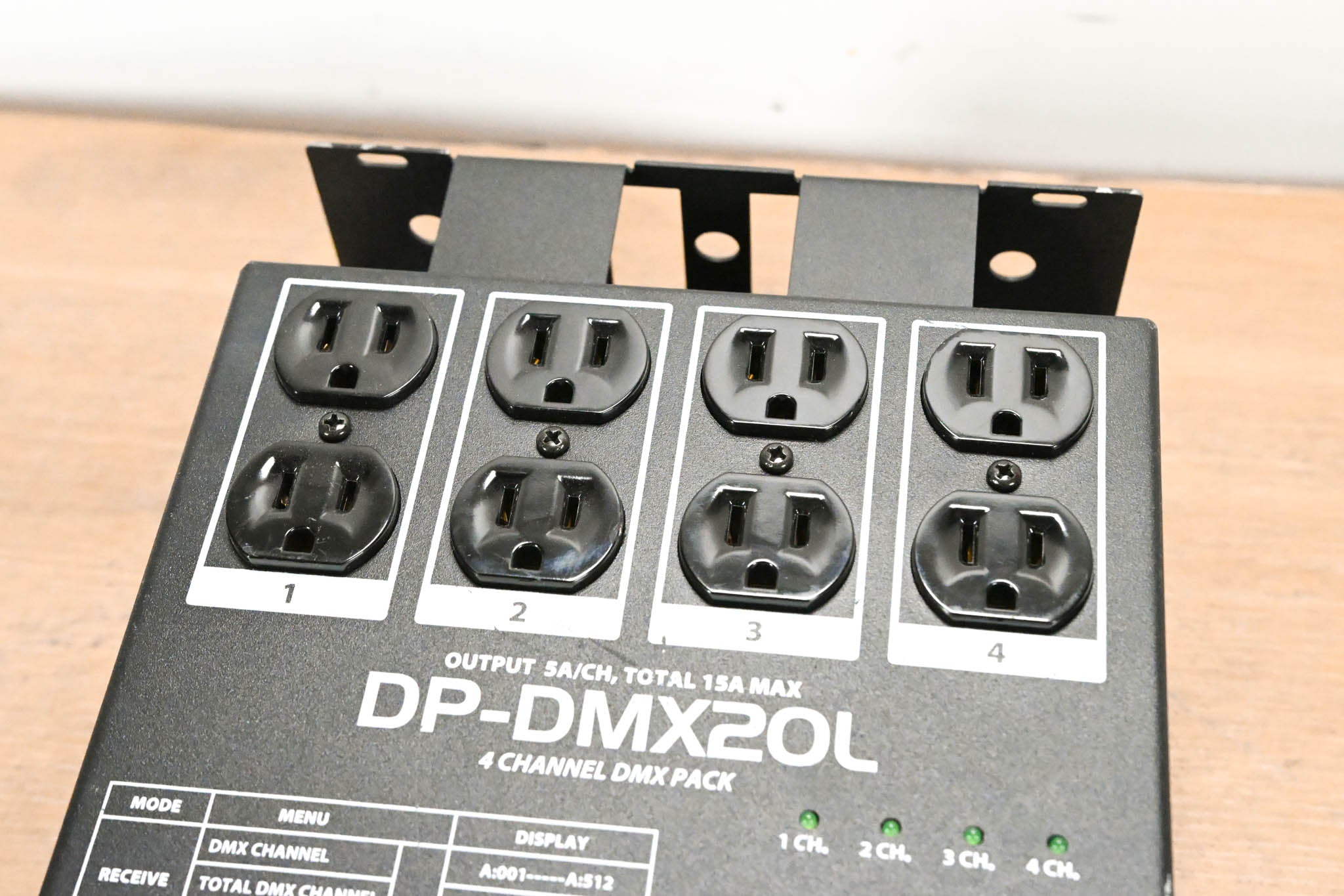American DJ DP-DMX20L Four-Channel DMX Dimmer Pack