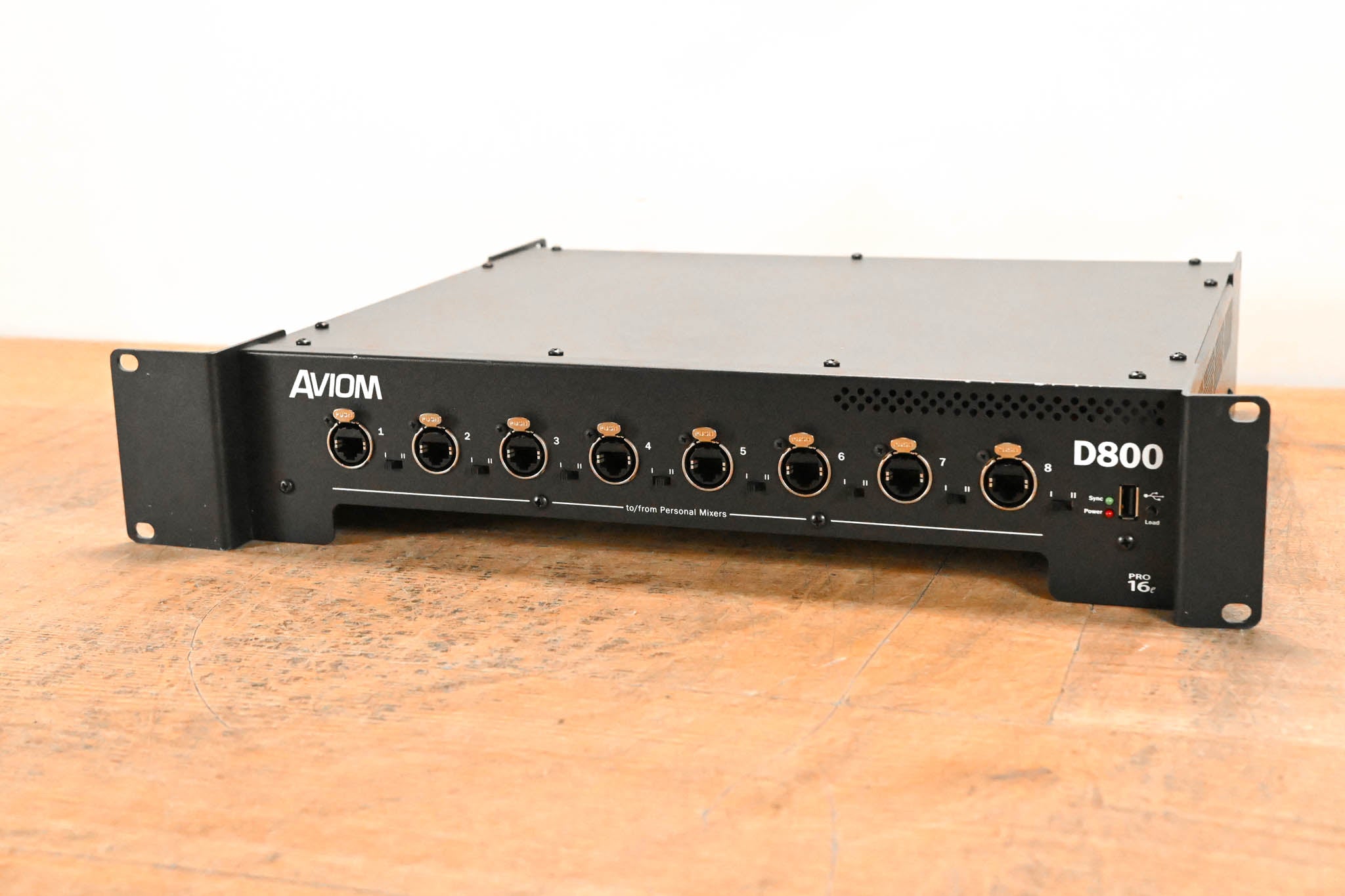 Aviom D800-Dante A-Net Distributor with Dante Connectivity