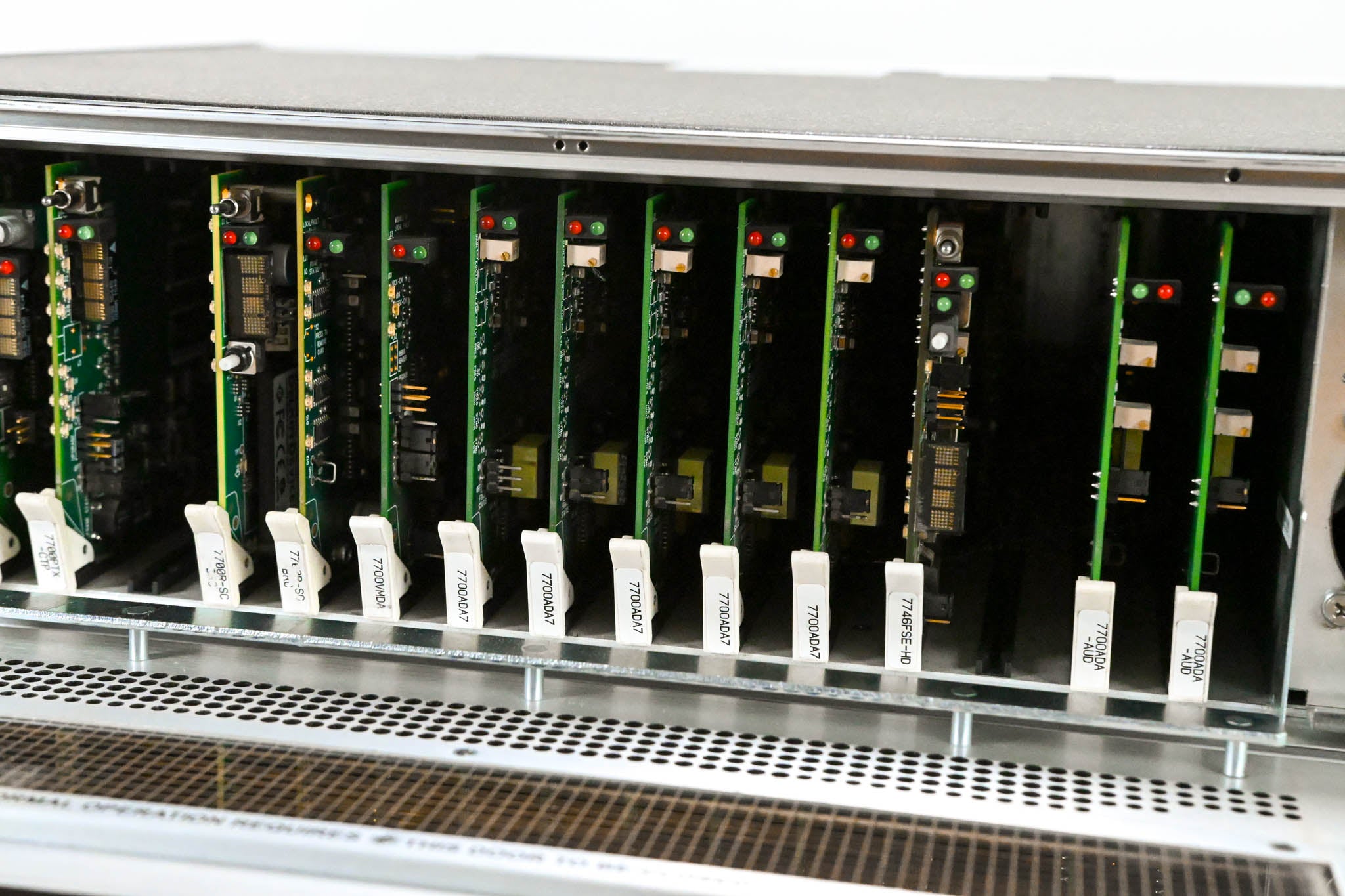 Evertz 7800FR 3RU Rackmount MultiFrame with Cards