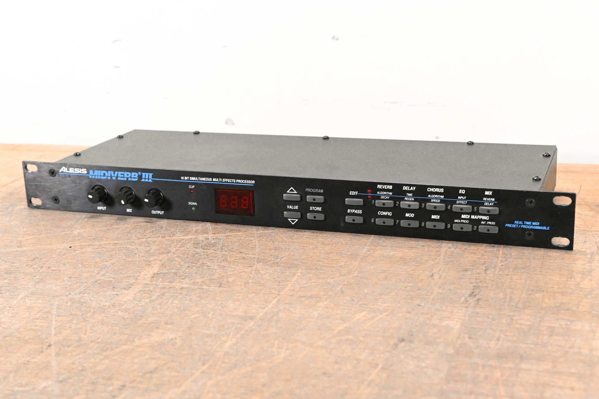 Alesis Midiverb III Digital Effects Processor (NO POWER SUPPLY)