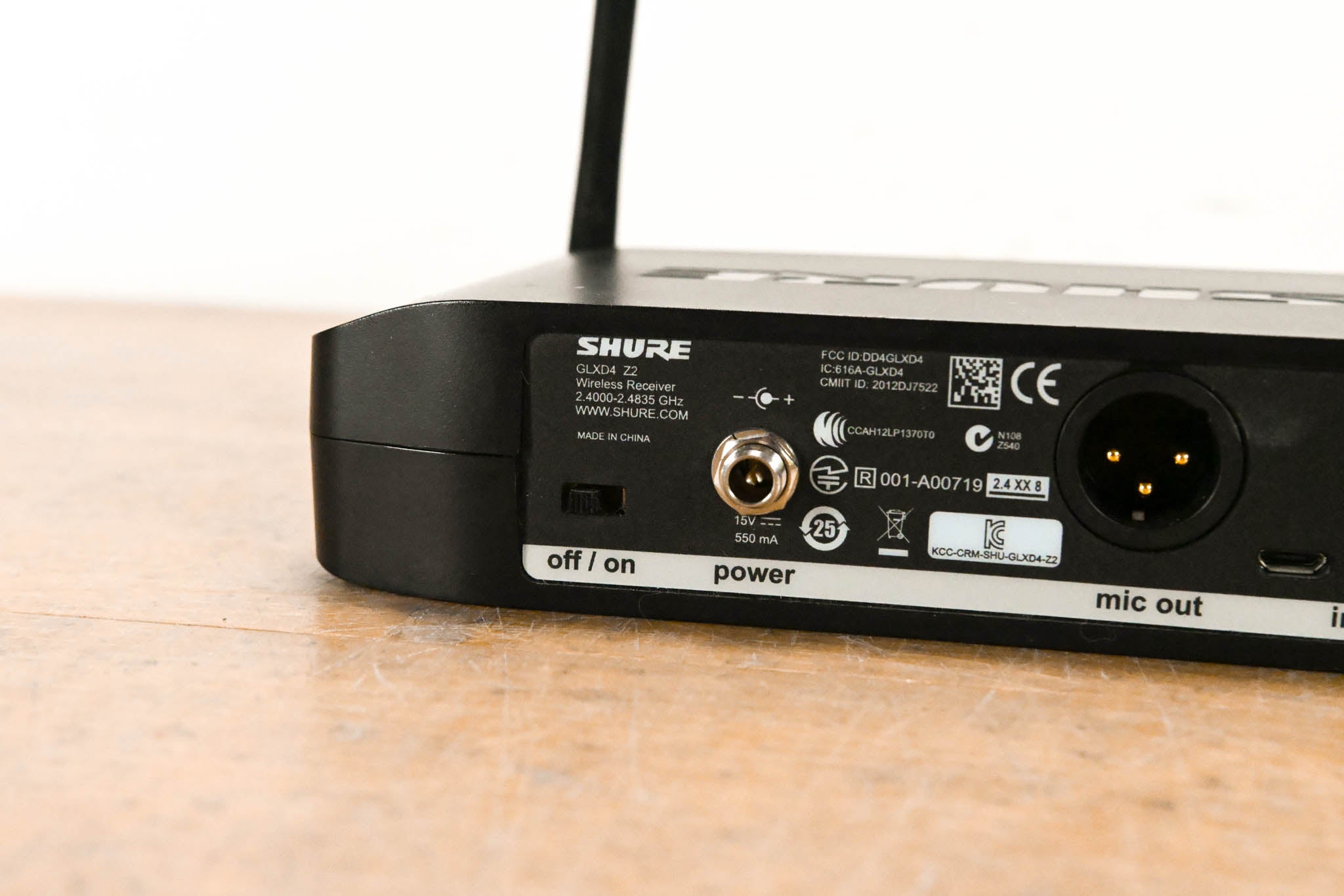 Shure GLXD14-Z2 Digital Wireless Guitar System (2.4 GHz) NO POWER SUPPLY