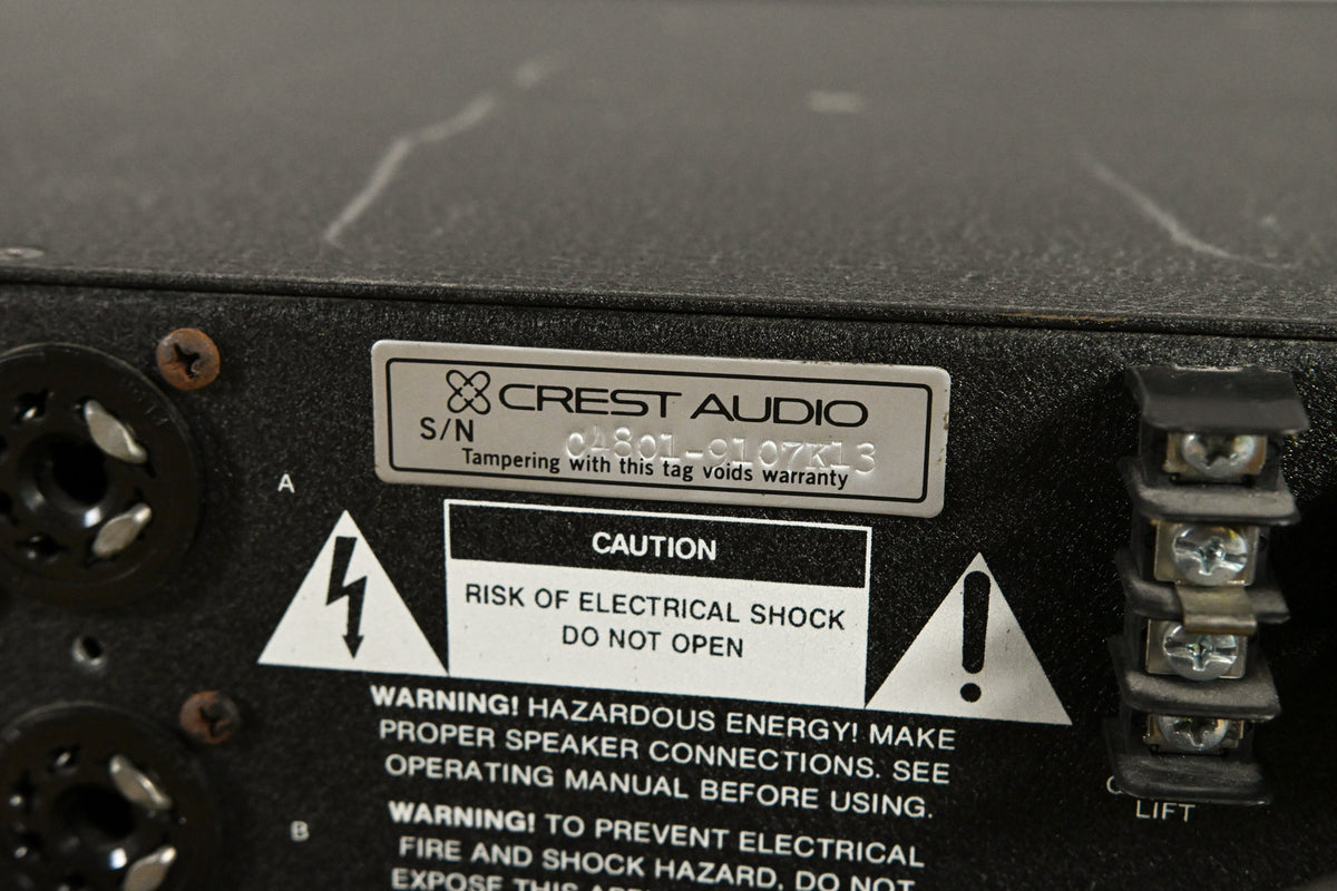 Crest Audio 4801 2-Channel Power Amplifier