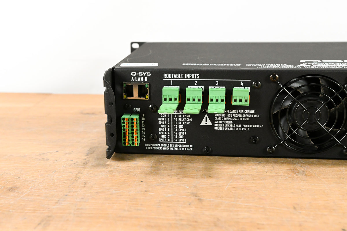 QSC CXD4.2Q 4-Channel, 2000W Network Amplifier