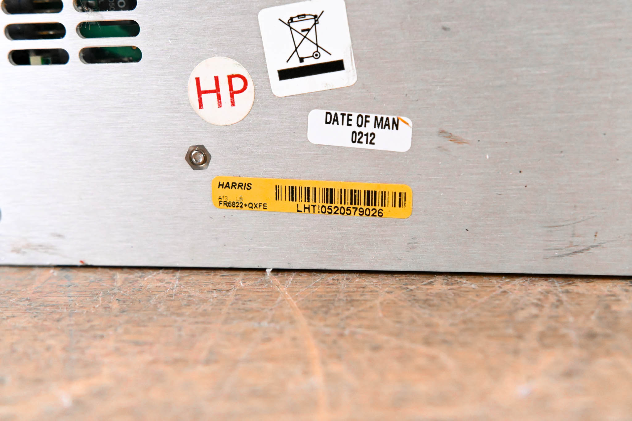 Harris FR6822+QXFE Frame with Cards CG01C74