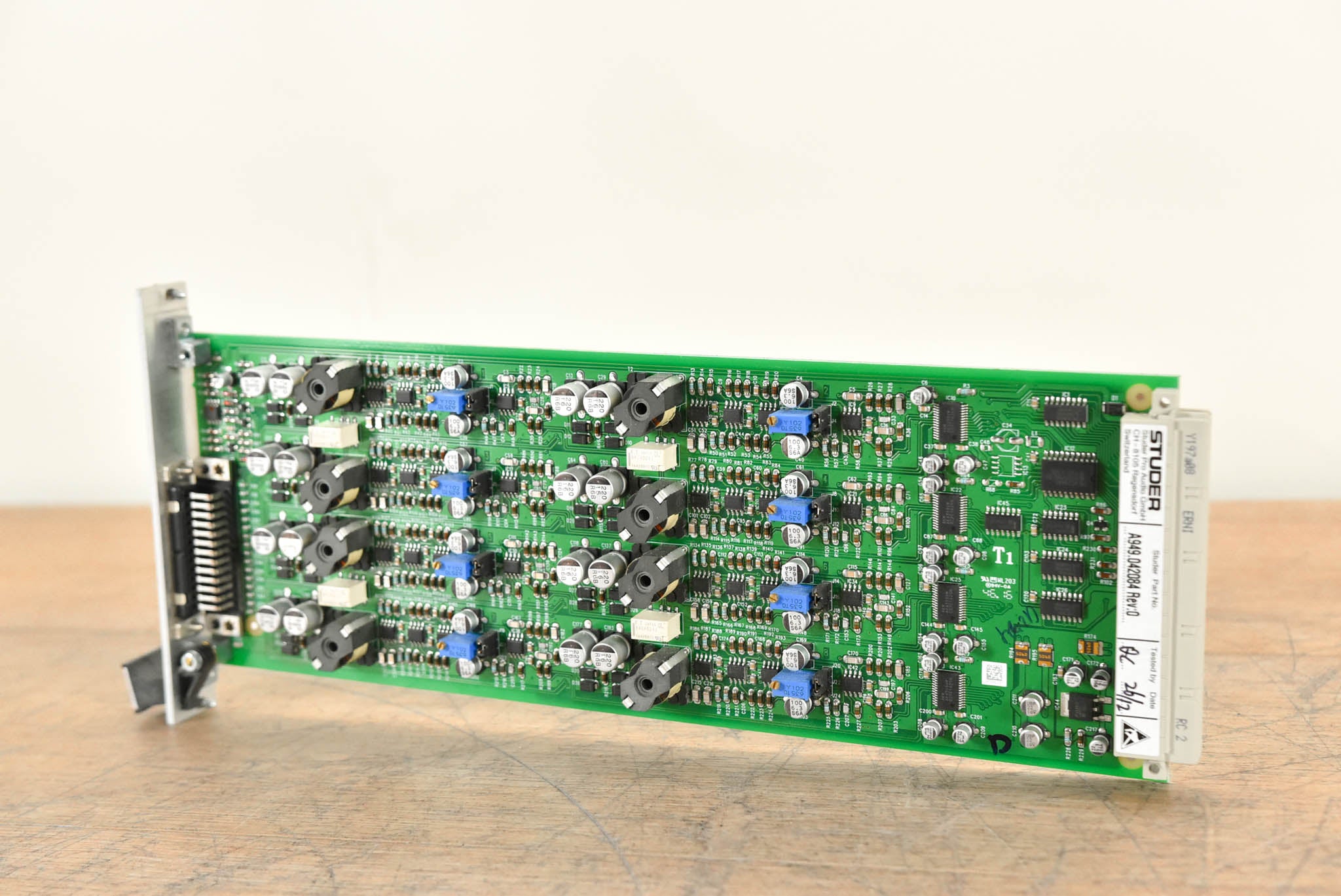 Studer 8-Channel Analog Line Out Card for D21m & D23m Modular I/O System