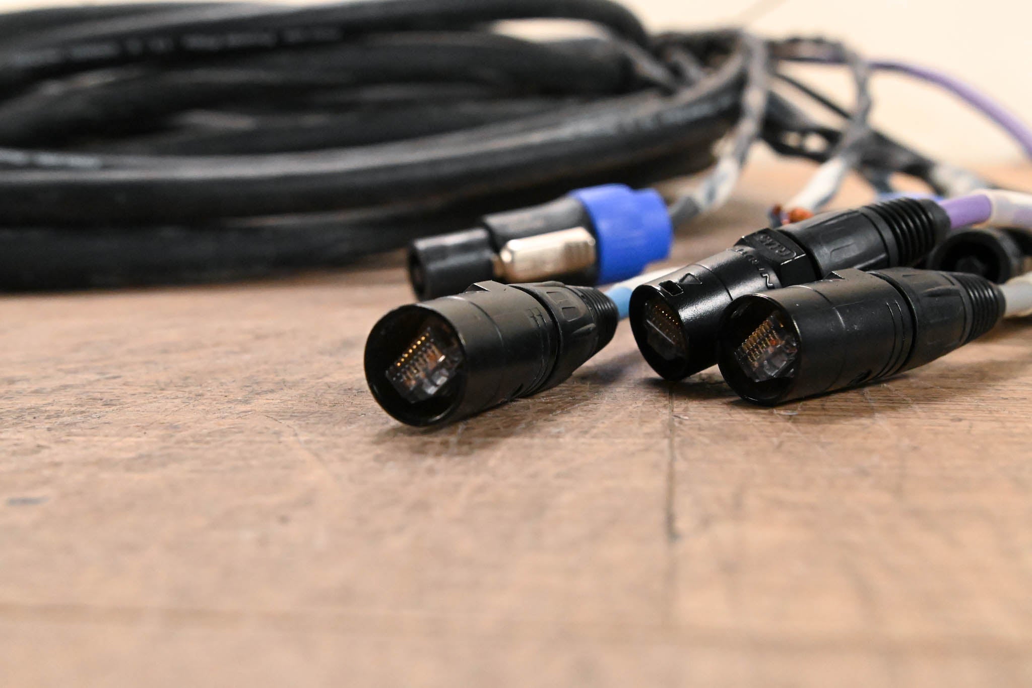 ProCo 4 etherCON, 4 speakON Stage Snake - 25 ft