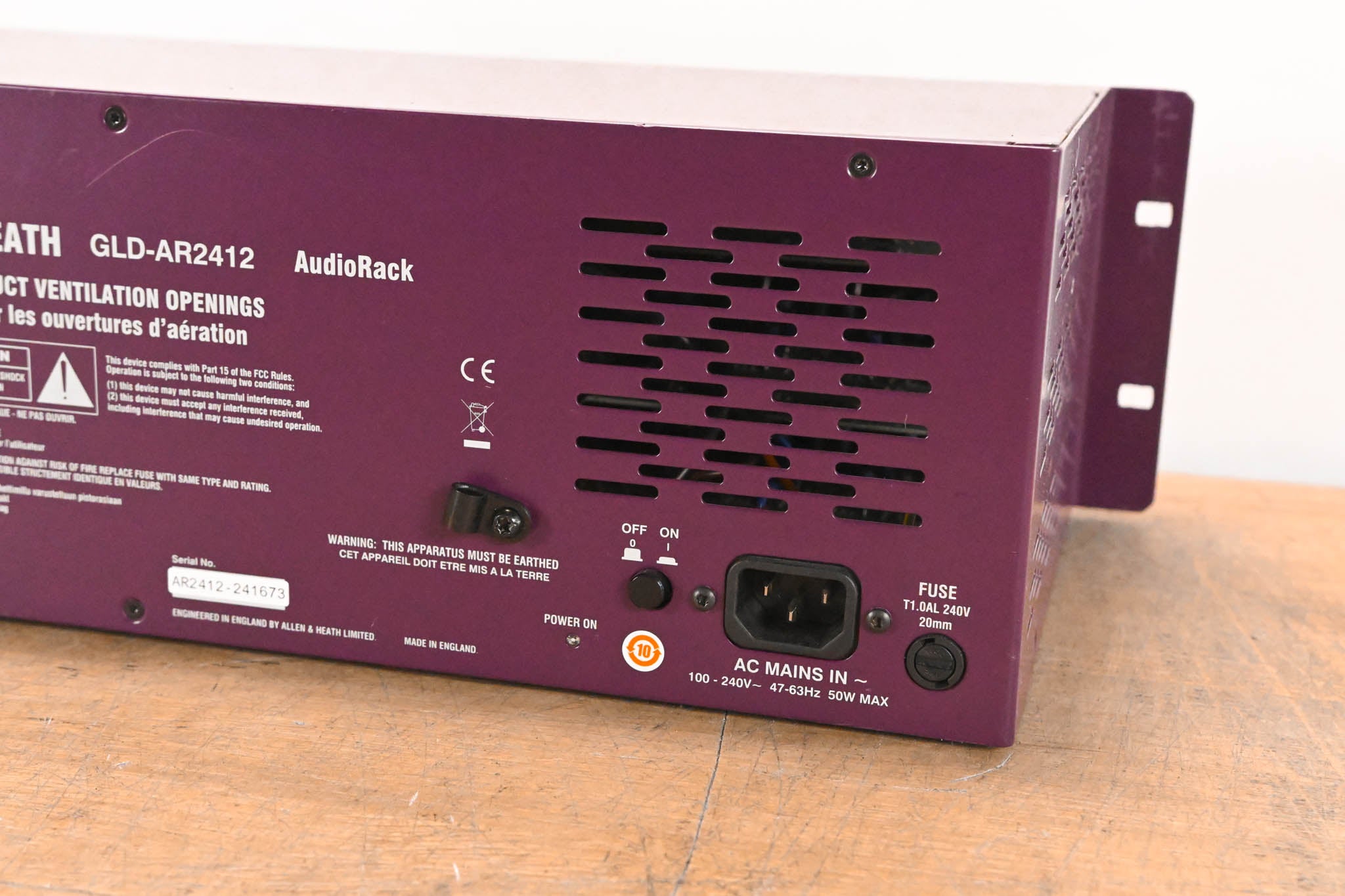 Allen & Heath GLD-AR2412 24x12 Main Remote Stage Rack