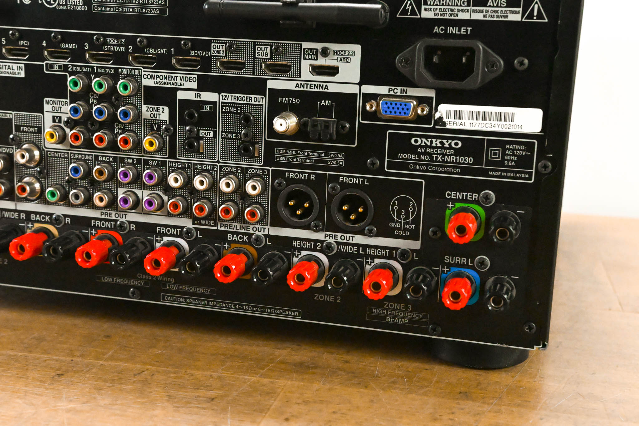 ONKYO TX-NR1030 9.2-Channel Home Theater Receiver