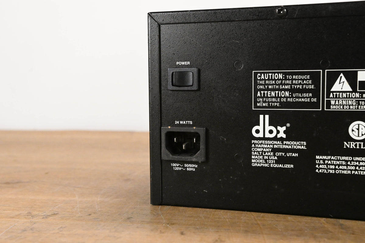 dbx 1231 Dual-Channel 31-Band Graphic Equalizer