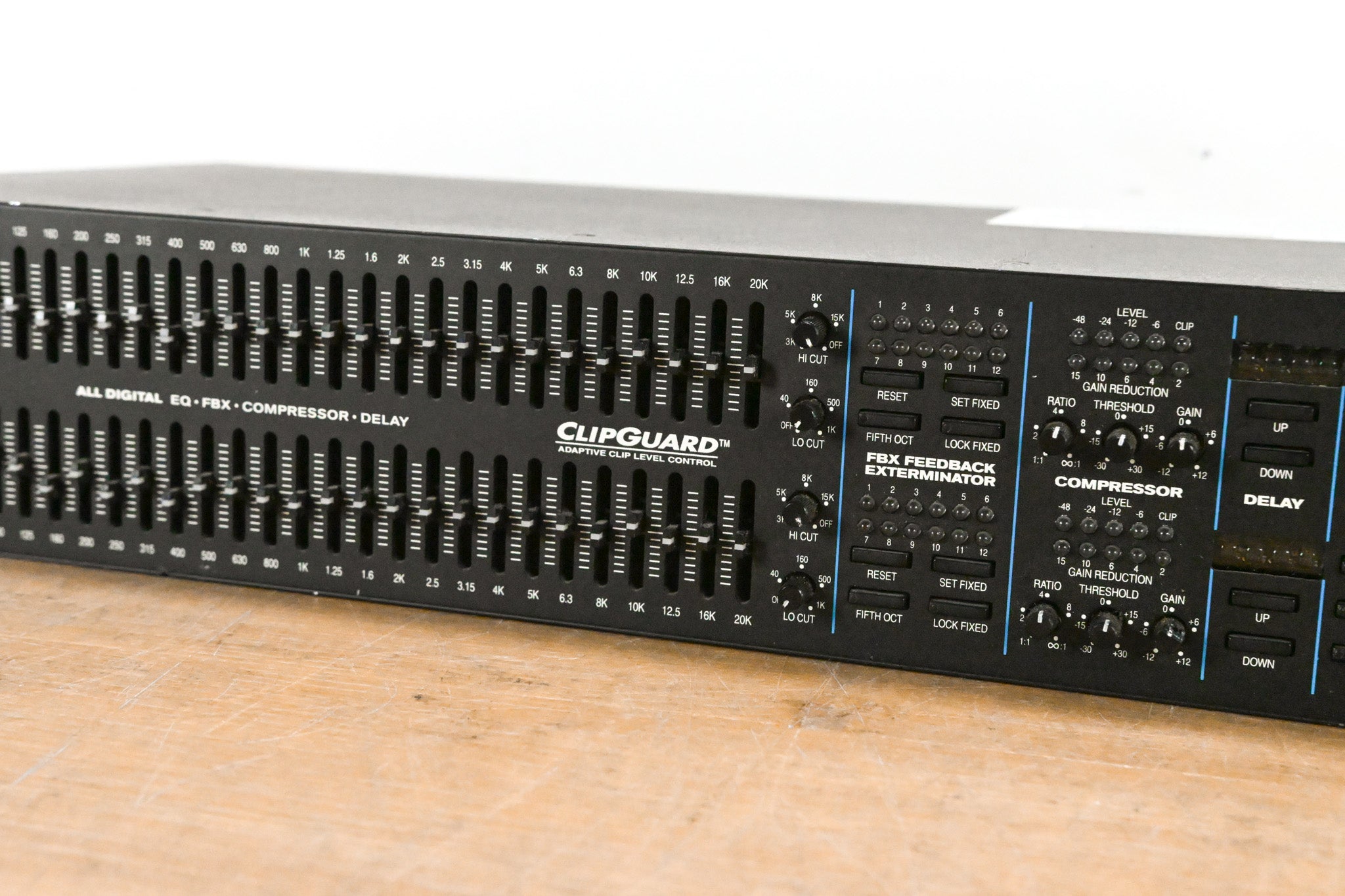 Sabine GRQ-3102 Graphi-Q Digital 2 Channel EQ, Compressor, Delay