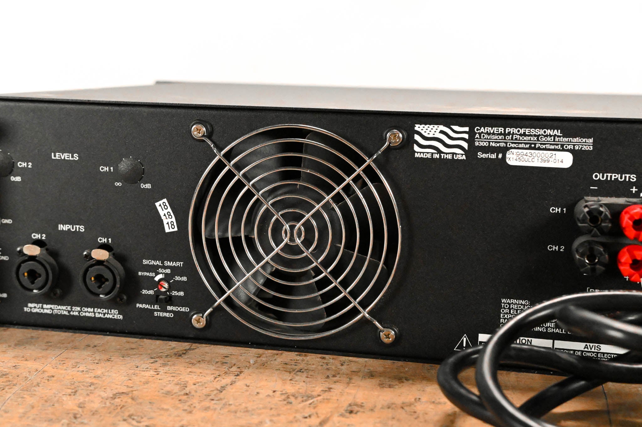Carver PX1450 2-Channel Power Amplifier