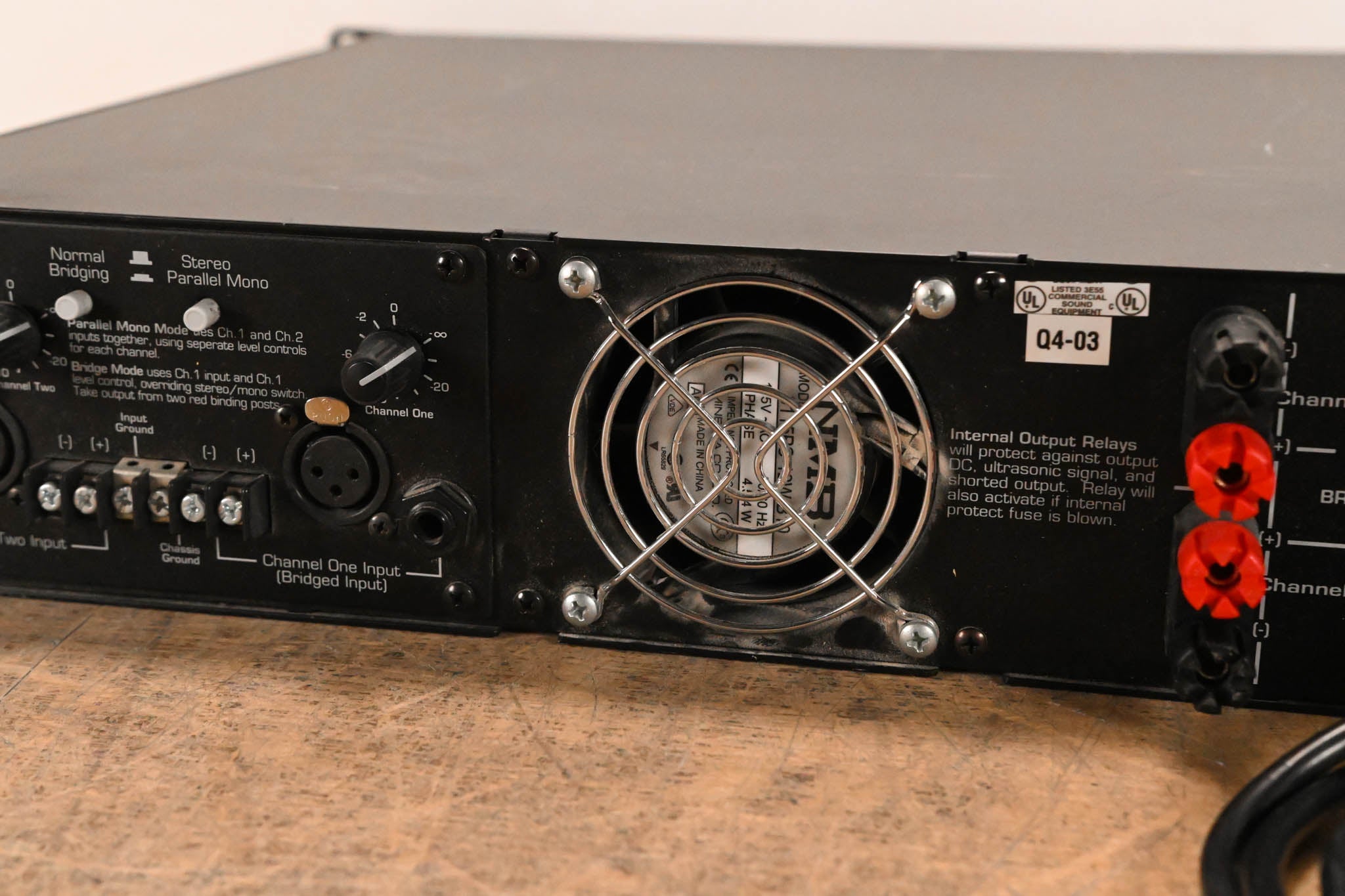 Ashly FTX-1501 FTX Series III Stereo MOSFET Power Amplifier