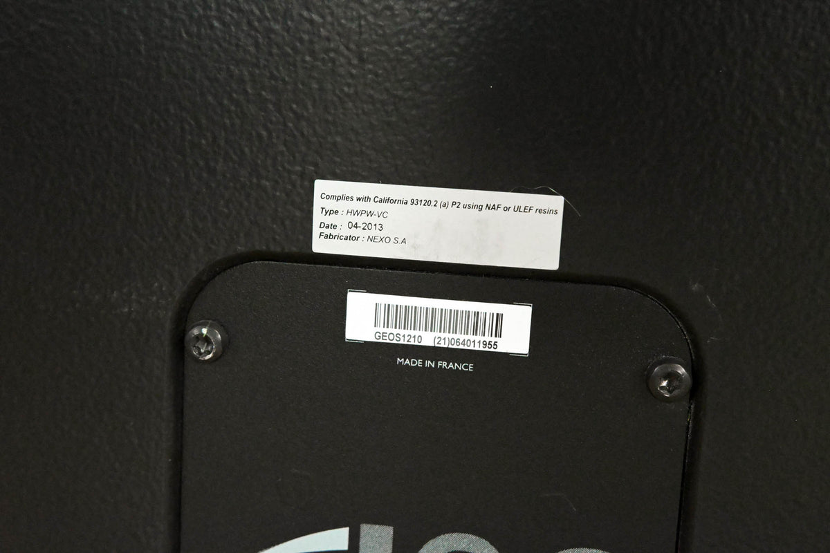 NEXO GEO S1210 2-Way Passive Loudspeaker (PAIR)
