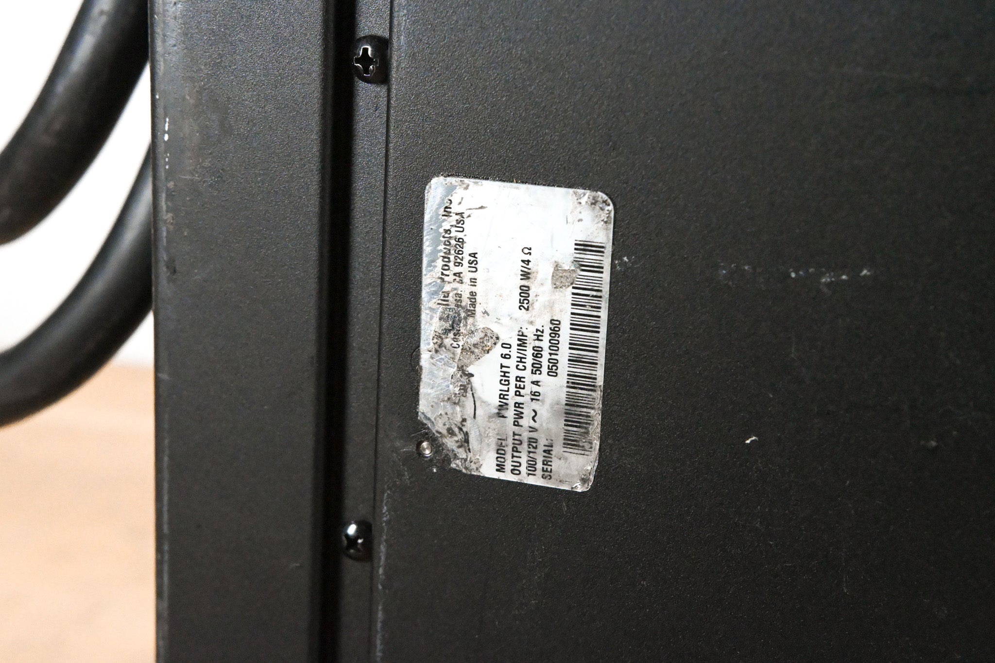 QSC PowerLight 6.0 PFC Power Factor Corrected 2-Channel Power Amplifier