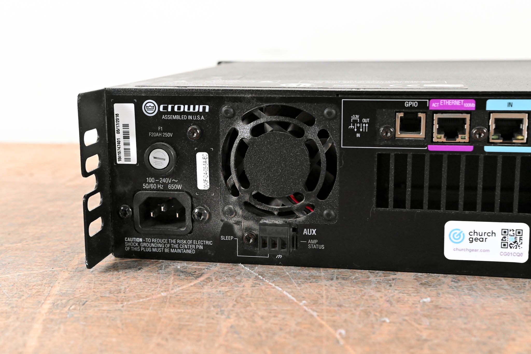 Crown DCi 4|300N DriveCore Install 4-Channel Power Amplifier