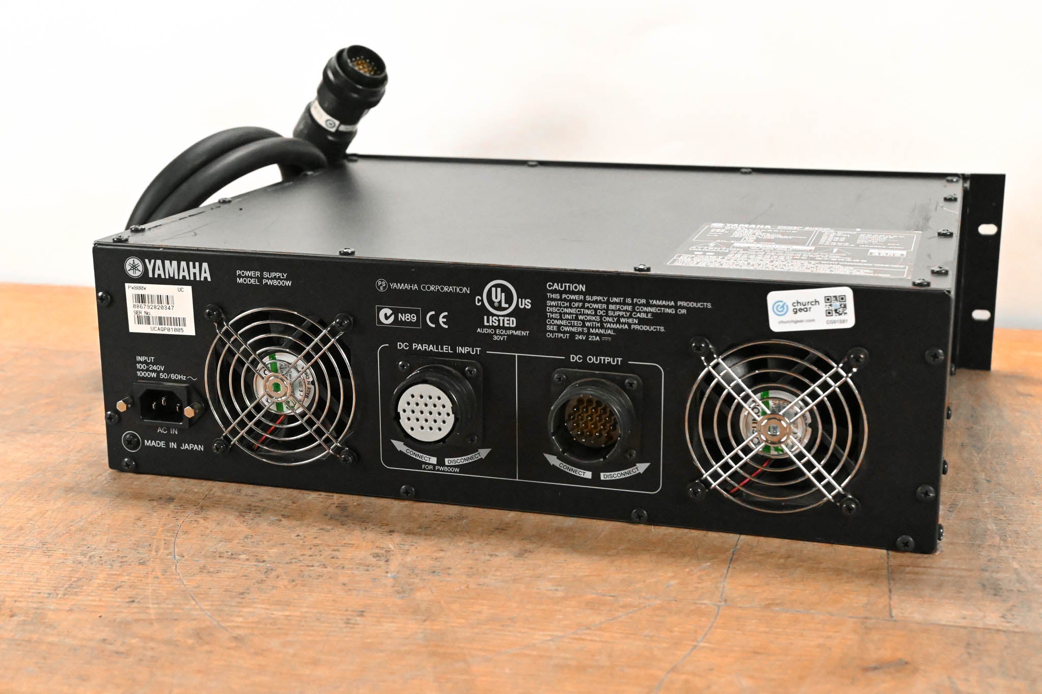 Yamaha PW800W Mixer Redundant Power Supply