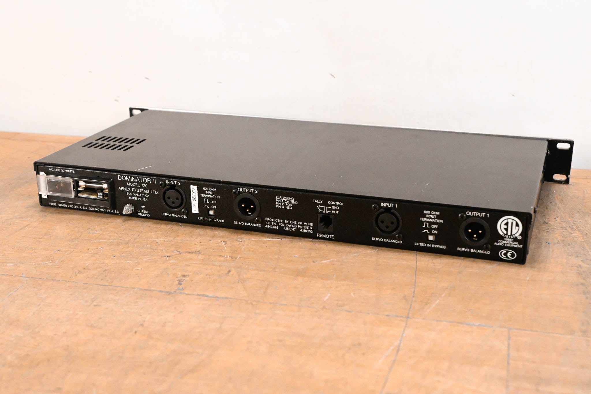 Aphex 720 DOMINATOR II Precision Multiband Peak Limiter