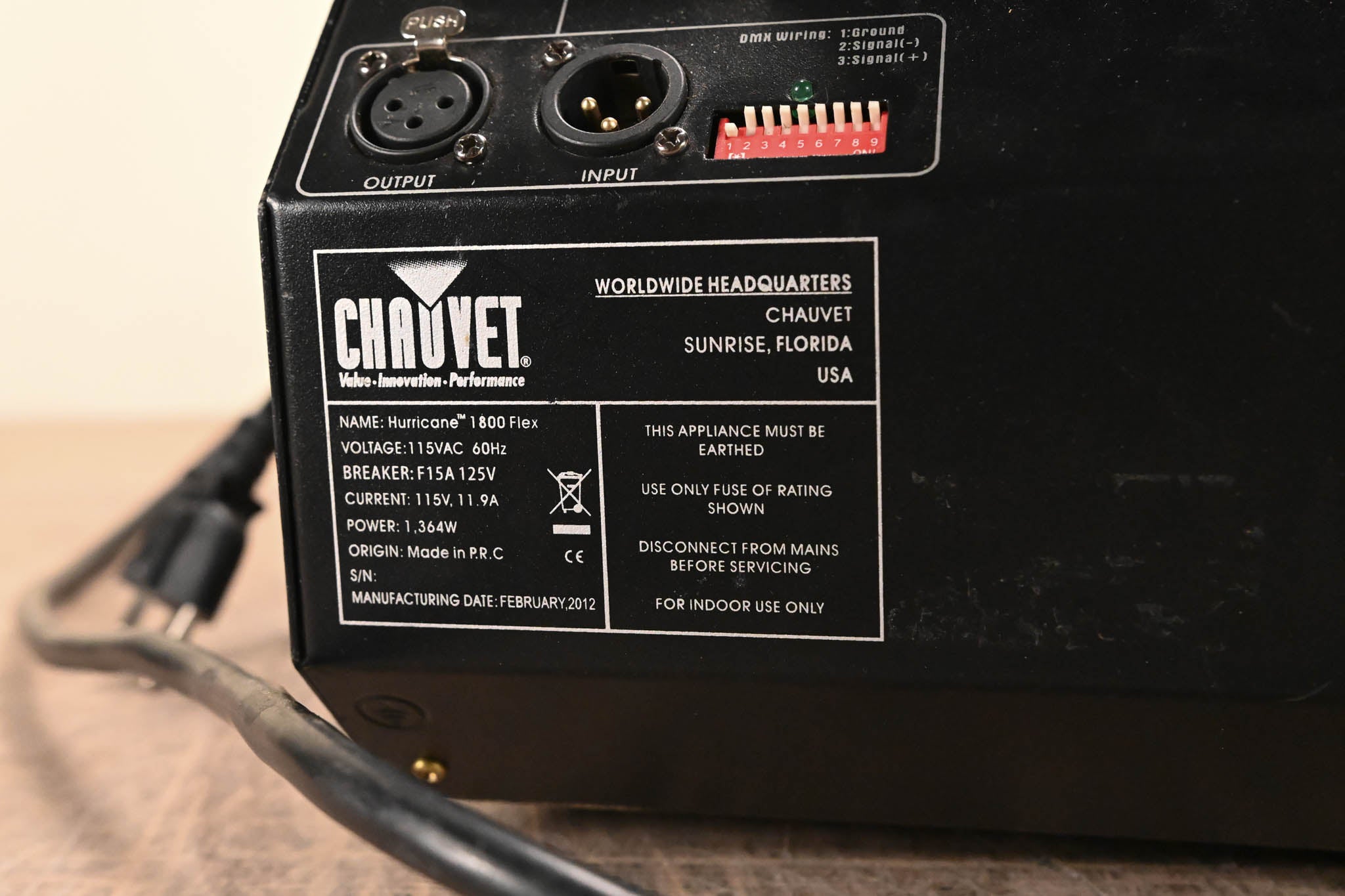 Chauvet Hurricane 1800 Flex Fog Machine