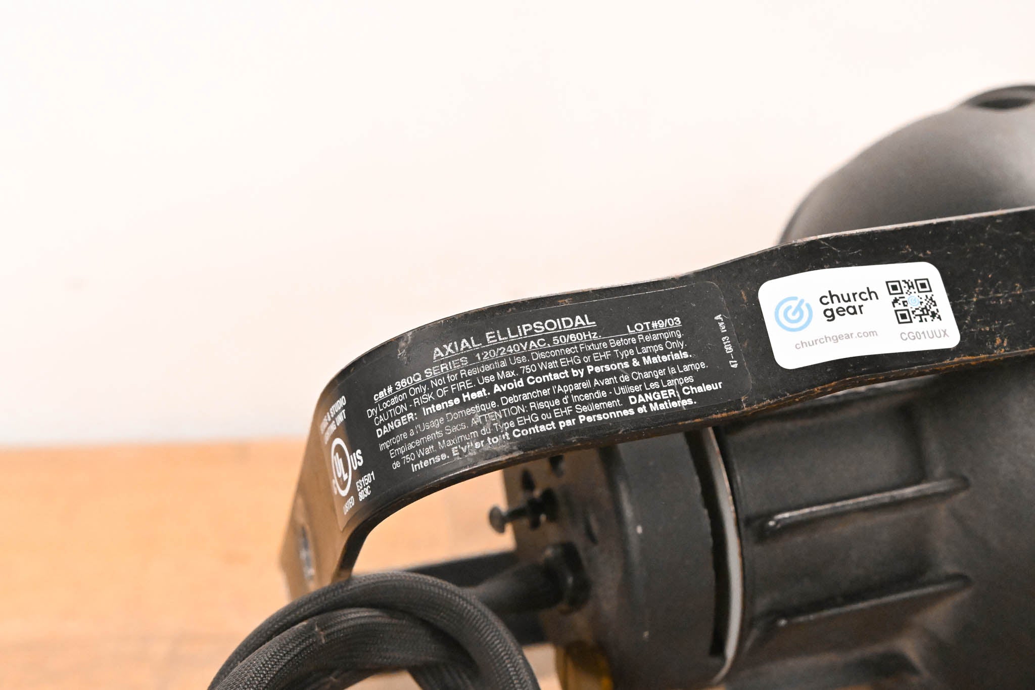 Altman 360Q 6" x 12" 750W Ellipsoidal Light