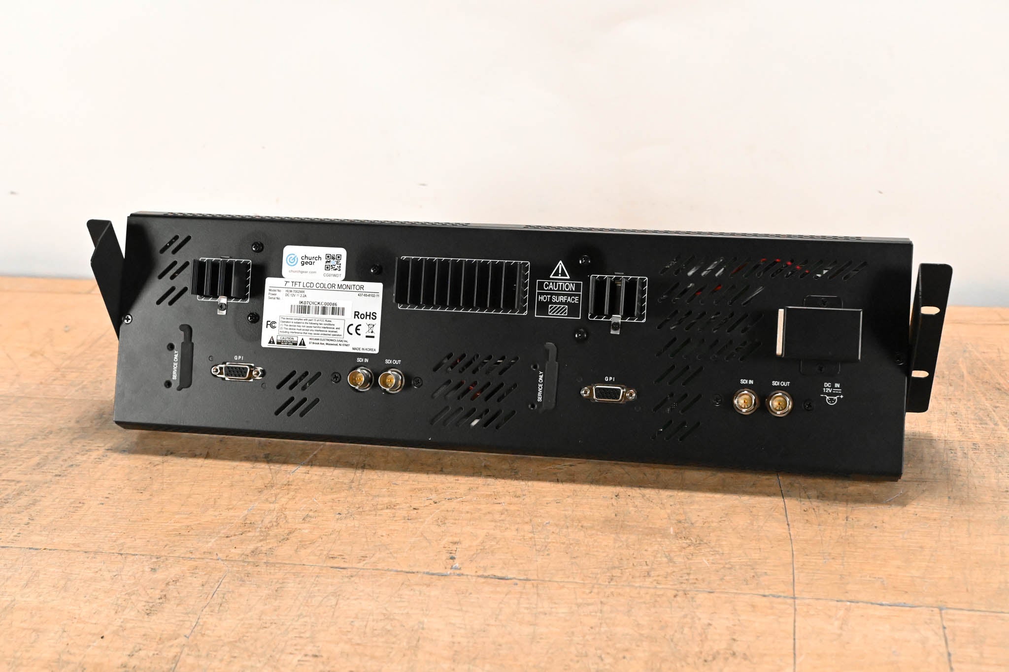 Ikegami HLM-7002WR 7" Dual HDTV/SDTV Multi-Format LCD Monitor (NO PSU)