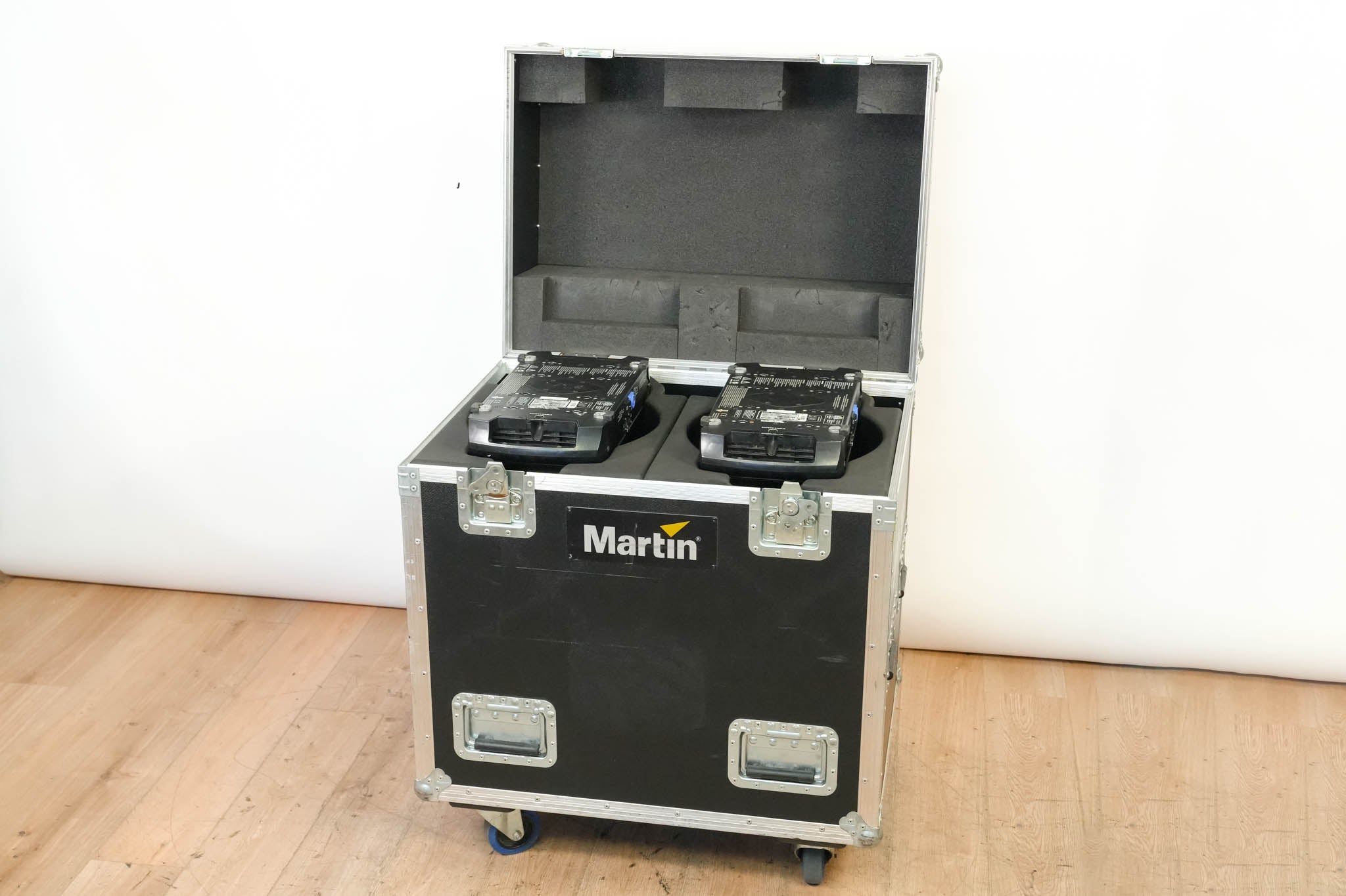 Martin Mac Quantum Profile FC 475W LED Moving Light Pair w/ Flight Case