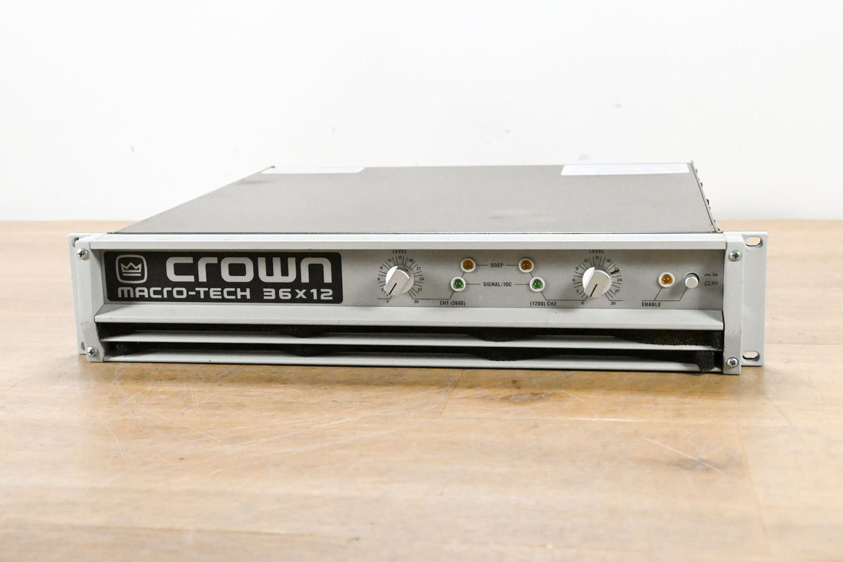 Crown Macro-Tech 36x12 2-Channel Power Amplifier