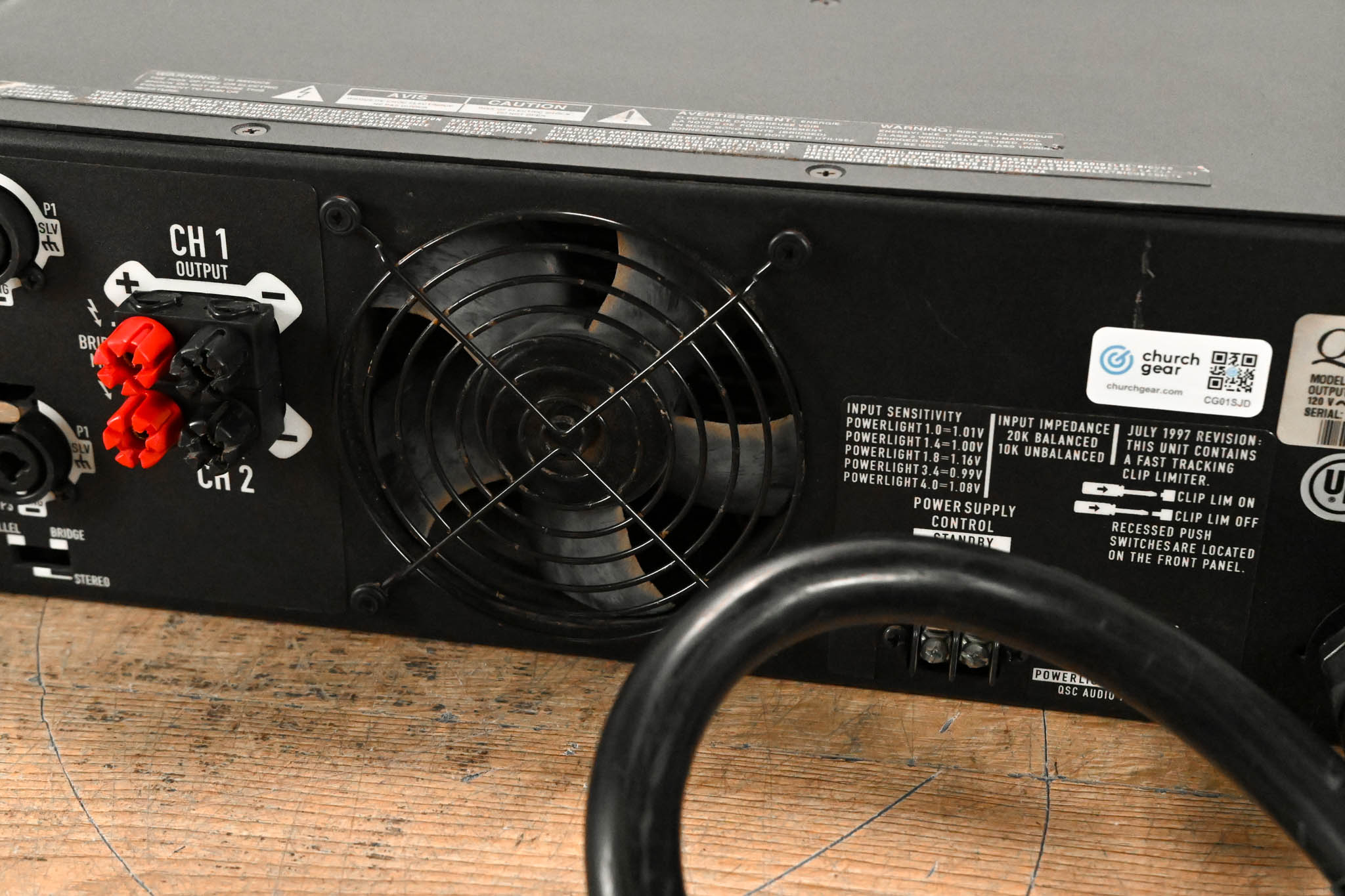 QSC PowerLight 4.0 2-Channel Power Amplifier