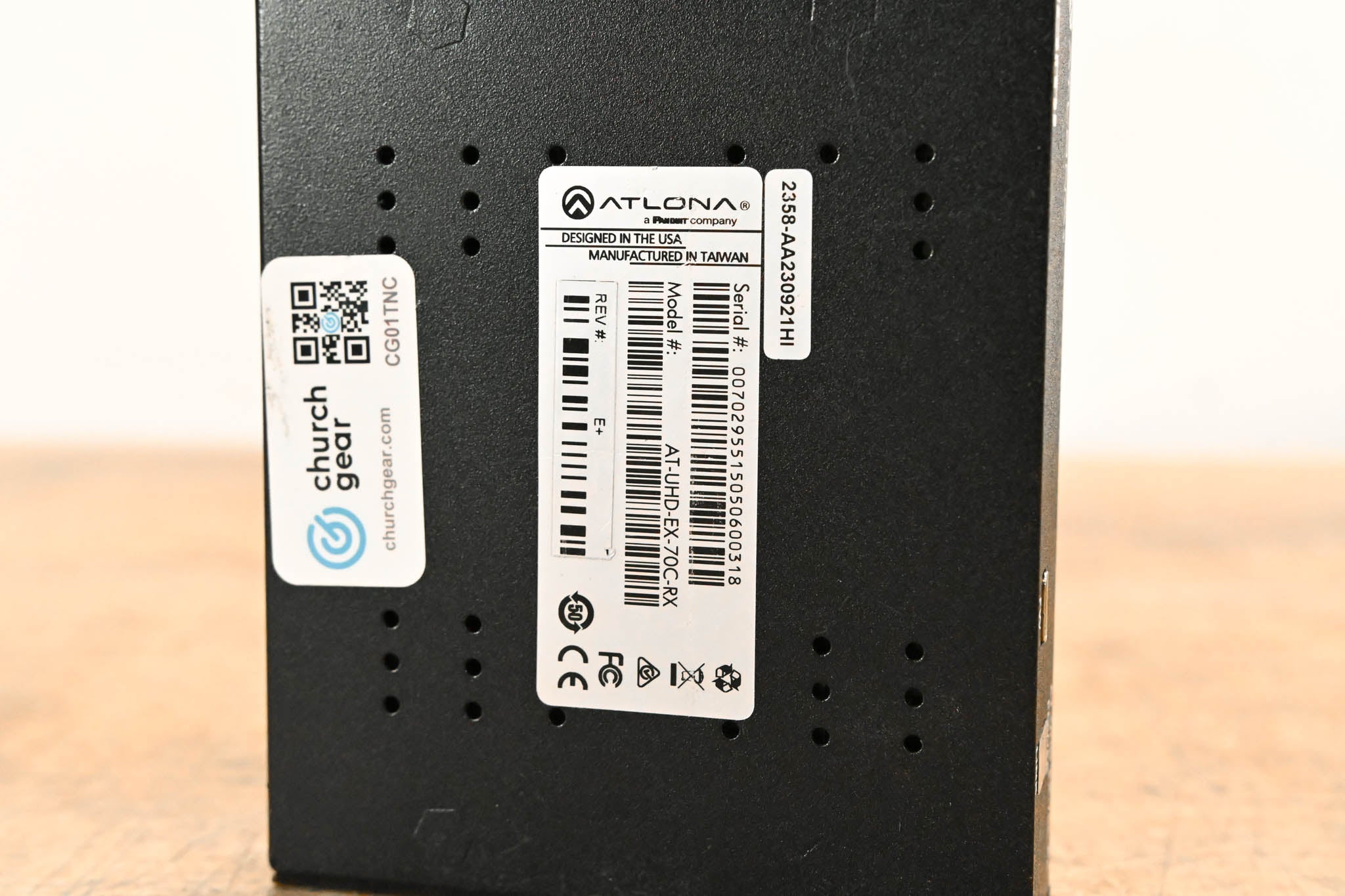 Atlona AT-UHD-EX-70C-RX 4K/UHD HDMI over HDBaseT Receiver (70m)