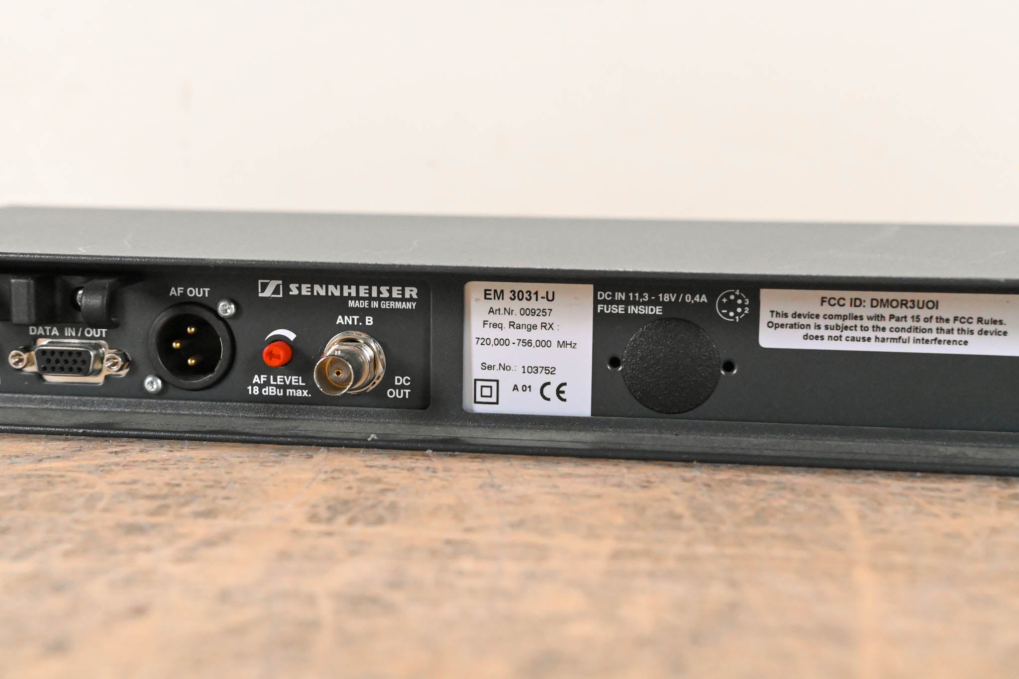 Sennheiser EM 3031-U Mikroport Receiver - 720-756 MHz CG01HRK