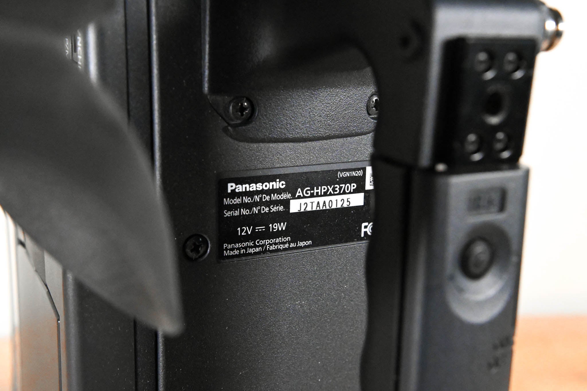 Panasonic AG-HPX370P 1/3" ENG P2HD Camcorder